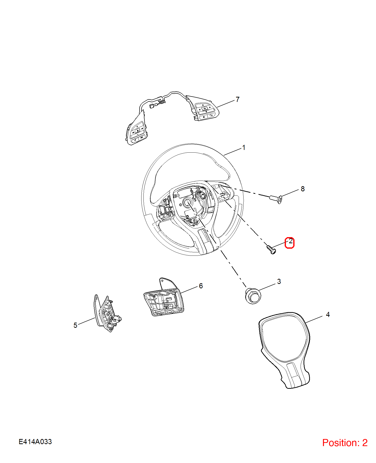 MG Screw OEM 10371020 FOR MG5 10371020-MG_OEM