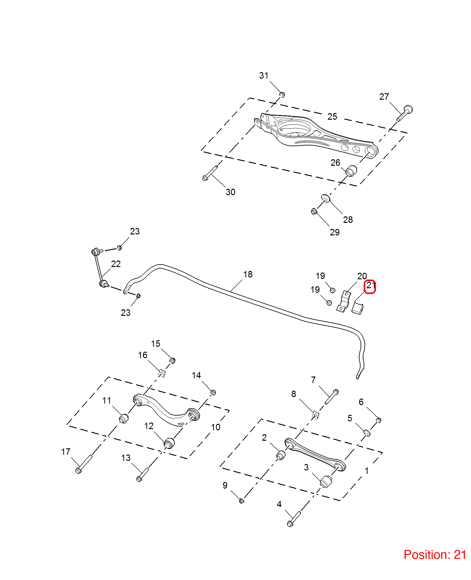 MG Stabilizer Bushing OEM 10378411 FOR MG6 10378411-MG_OEM
