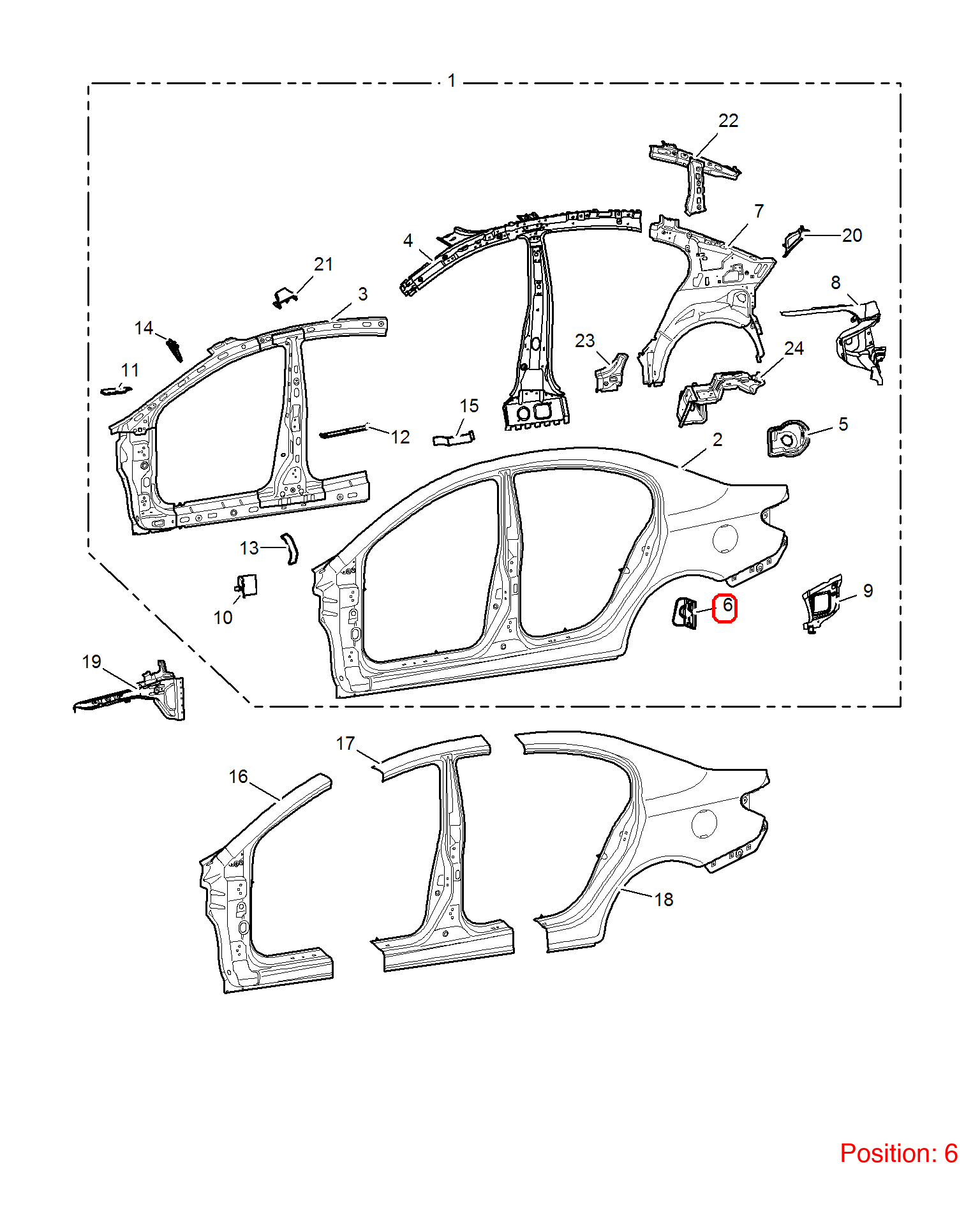 MG Fender Bracket OEM 10382577SEPP FOR MG350 MG5 10382577SEPP-MG_OEM