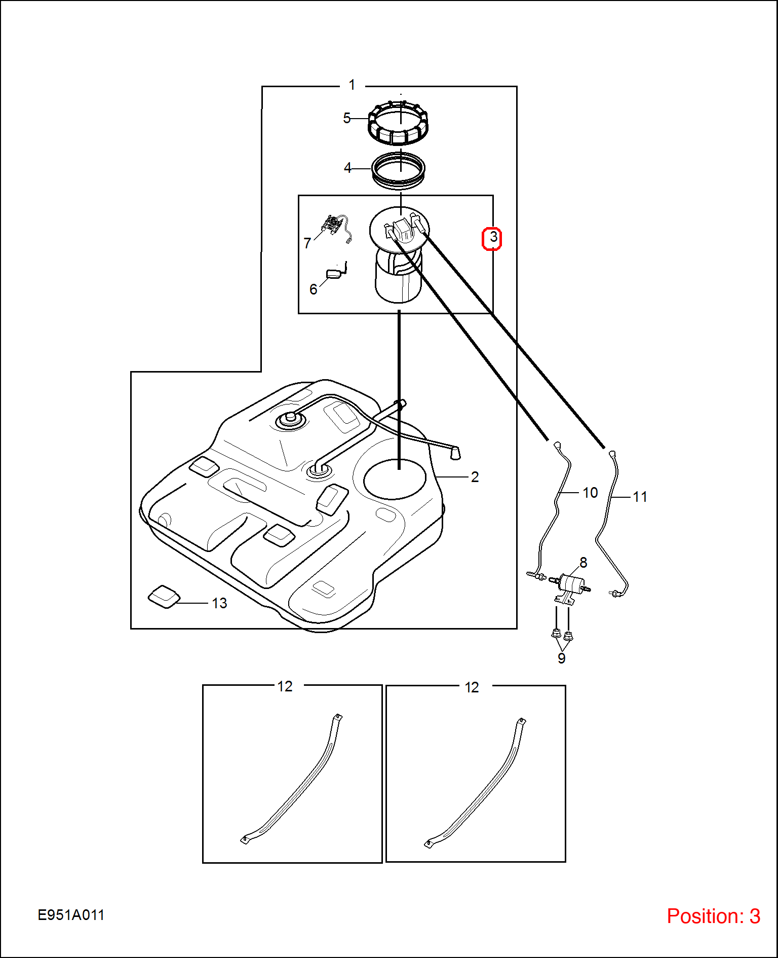 MG Fuel pump assembly OEM 10385646 FOR MG RX5 10385646-MG_OEM