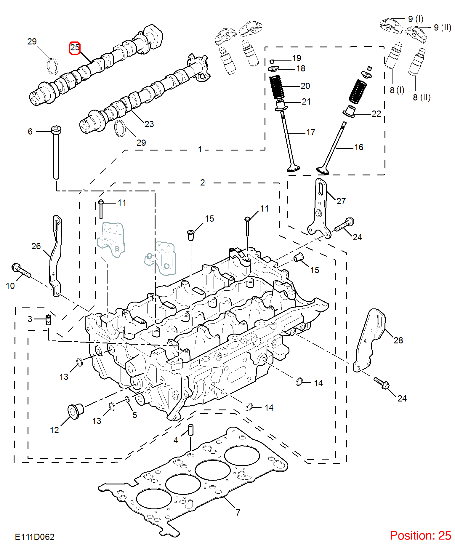 MG Camshaft OEM 10386915 FOR MG MG5 10386915-MG_OEM