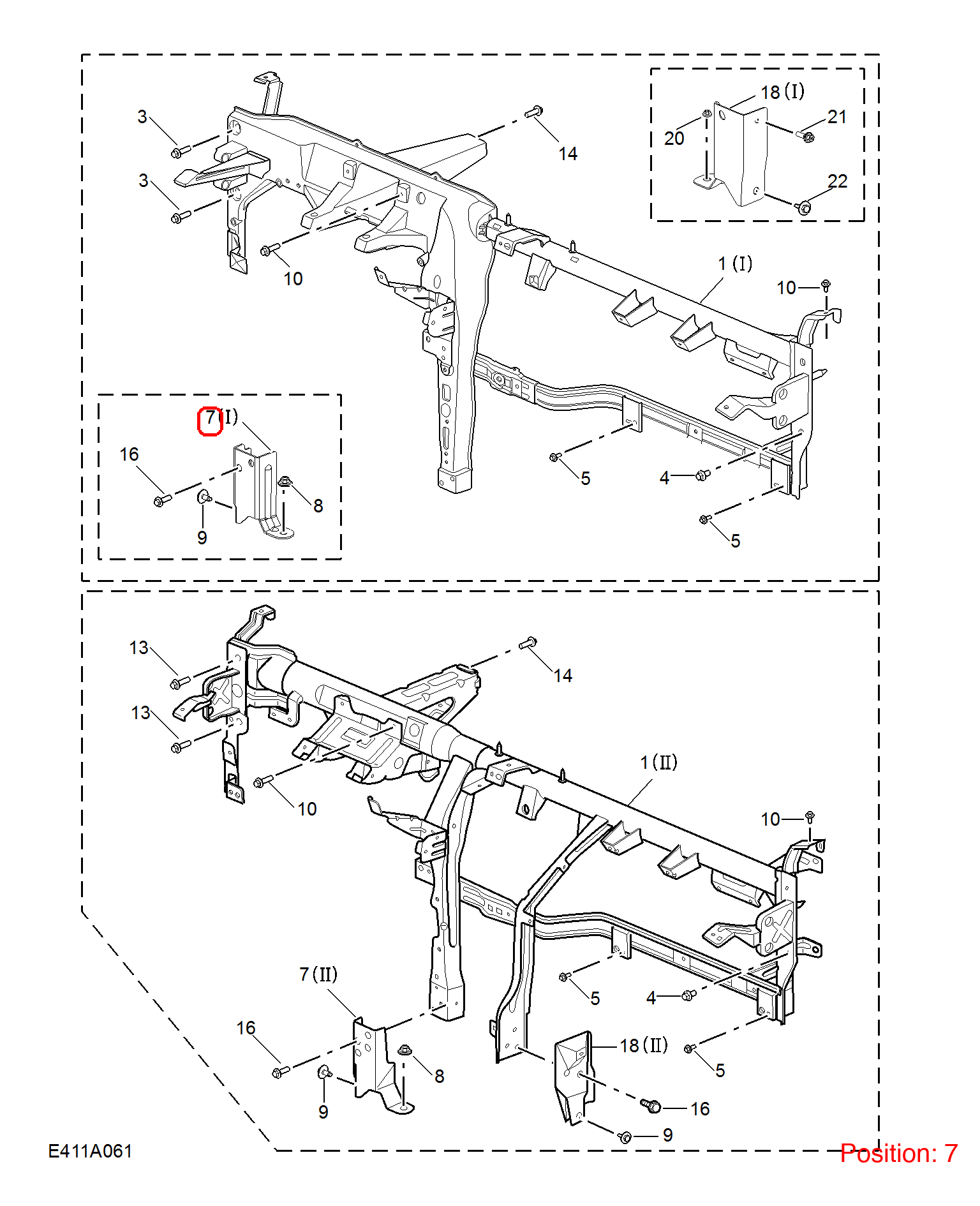 MG Bracket OEM 10392601 FOR MG5 10392601-MG_OEM