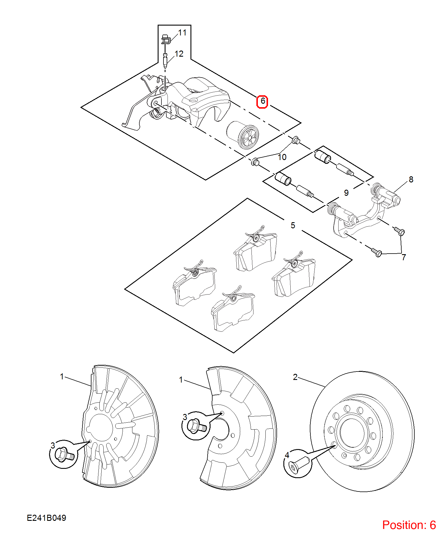 MG Wheel Cylinder OEM 10400941 FOR MG5 MG 10400941-MG_OEM