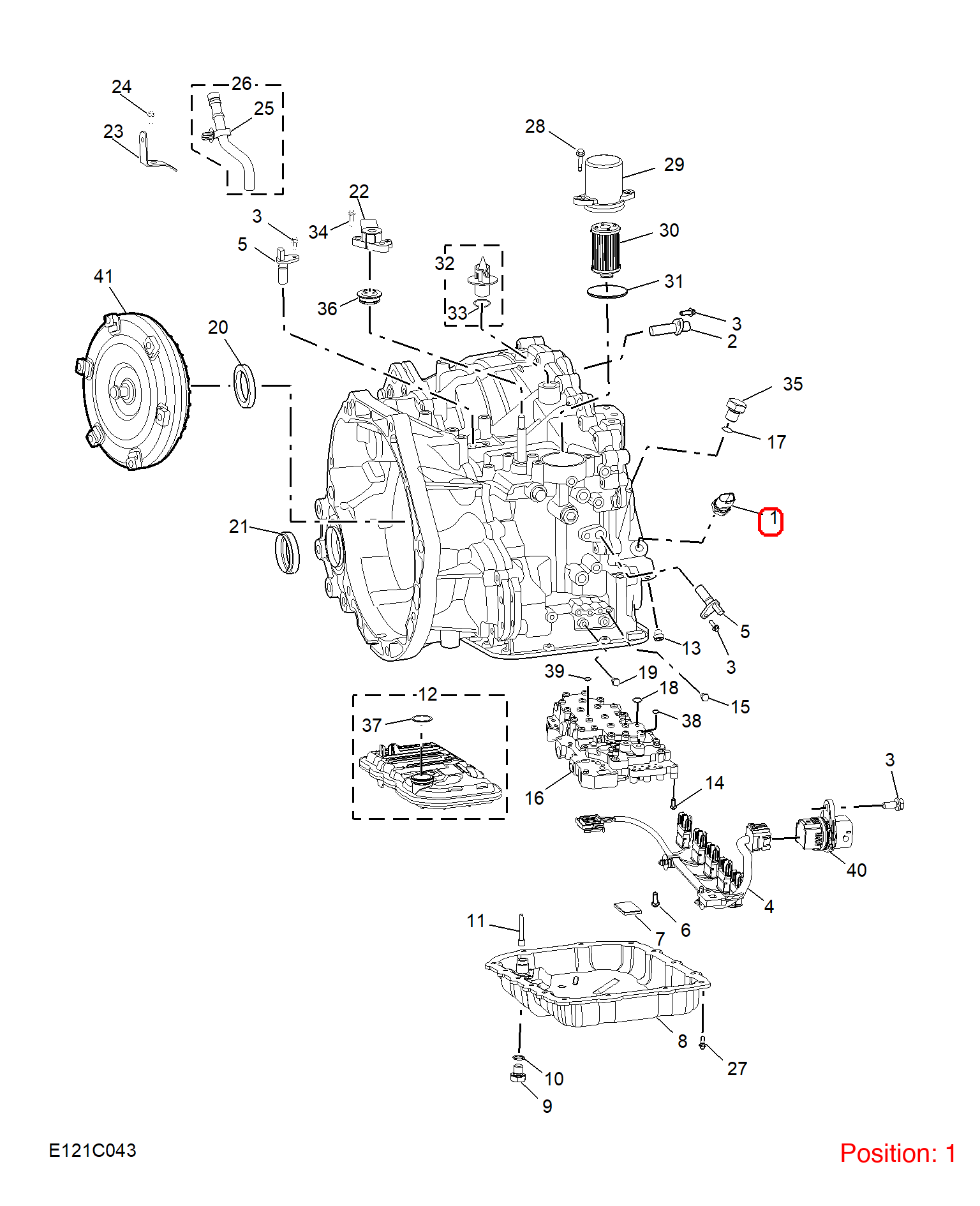 MG Transmission pressure sensor OEM 10406755 FOR MG MG5 10406755-MG_OEM
