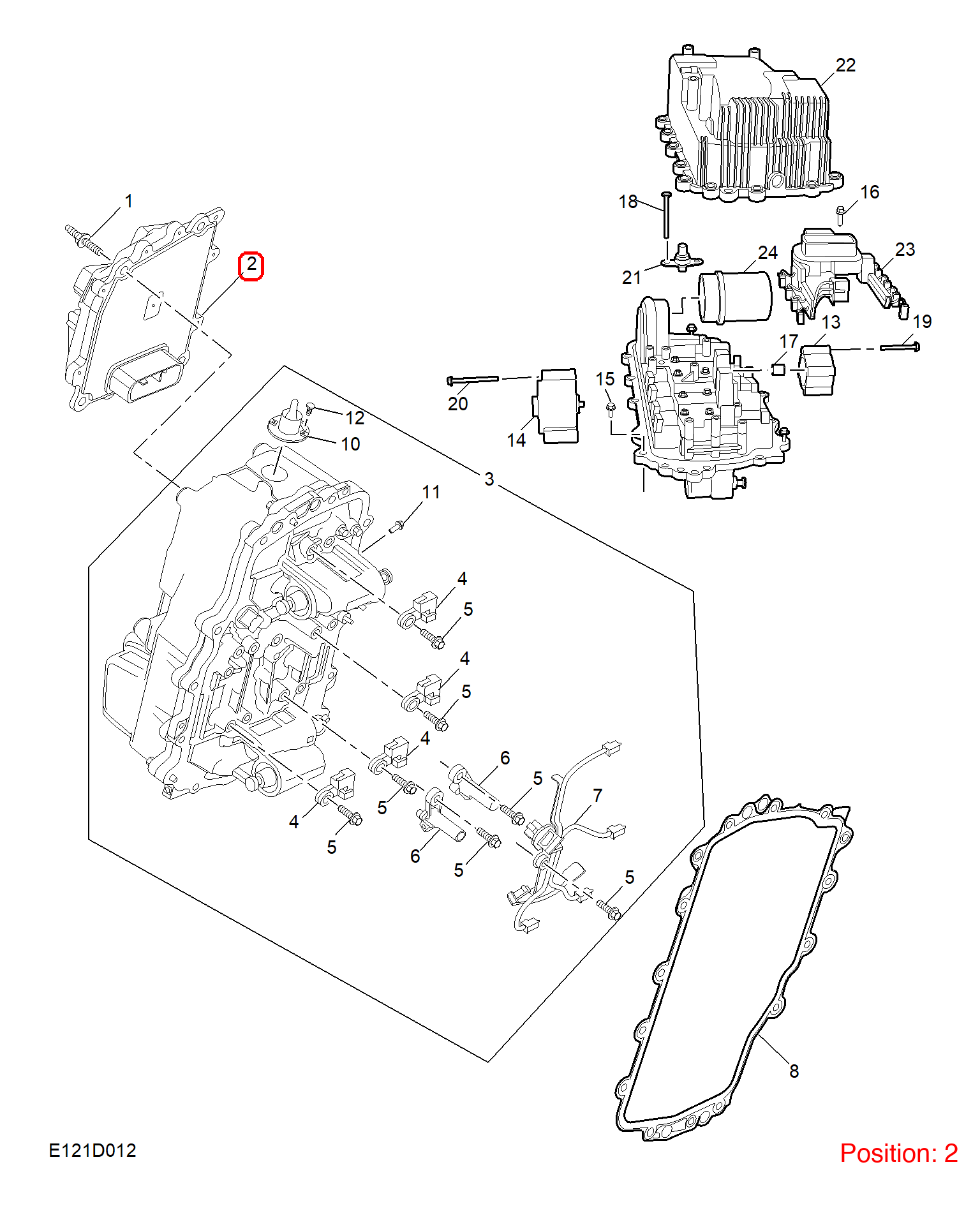 MG Transmission Control Unit OEM 10421494 FOR MG RX5 MG6 10421494-MG_OEM