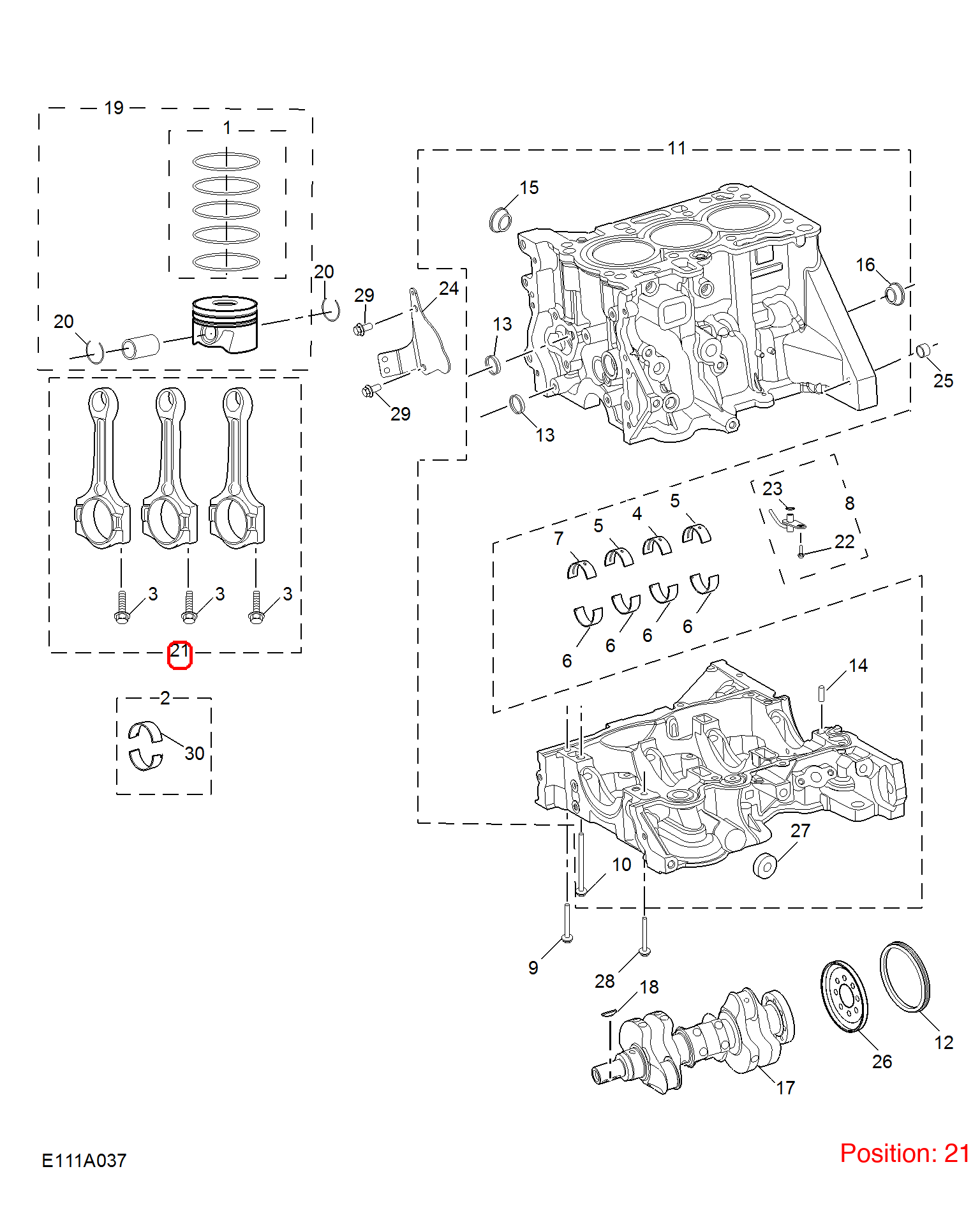 MG Connecting rod OEM 10422711 FOR MG 10422711-MG_OEM