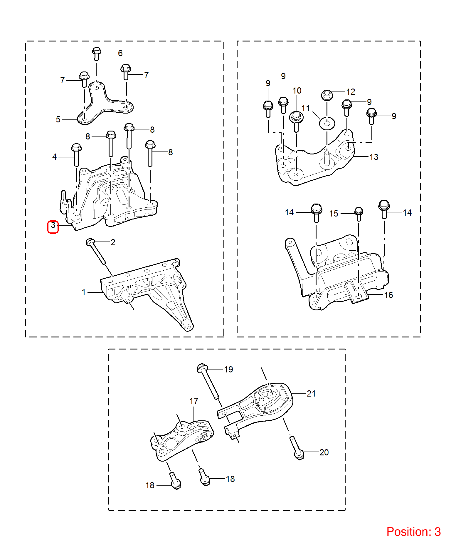 MG Engine mount OEM 10432321 FOR MG 10432321-MG_OEM
