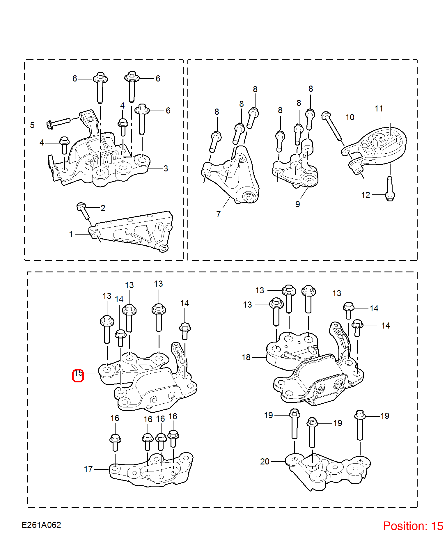 MG Transmission mount OEM 10436397 FOR MG5 MG 10436397-MG_OEM