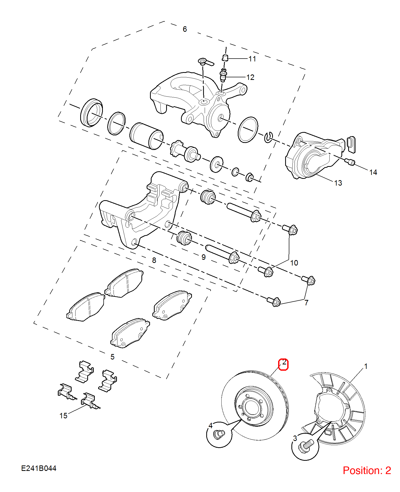 MG Brake disc OEM 10436735 FOR MG 10436735-MG_OEM