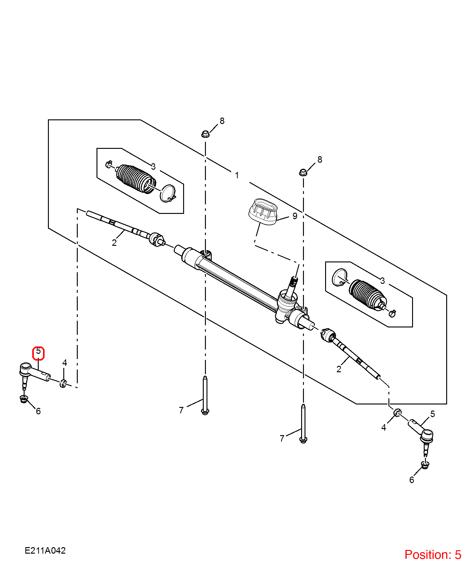 MG Tie Rod End OEM 10437503 FOR MG5 10437503-MG_OEM