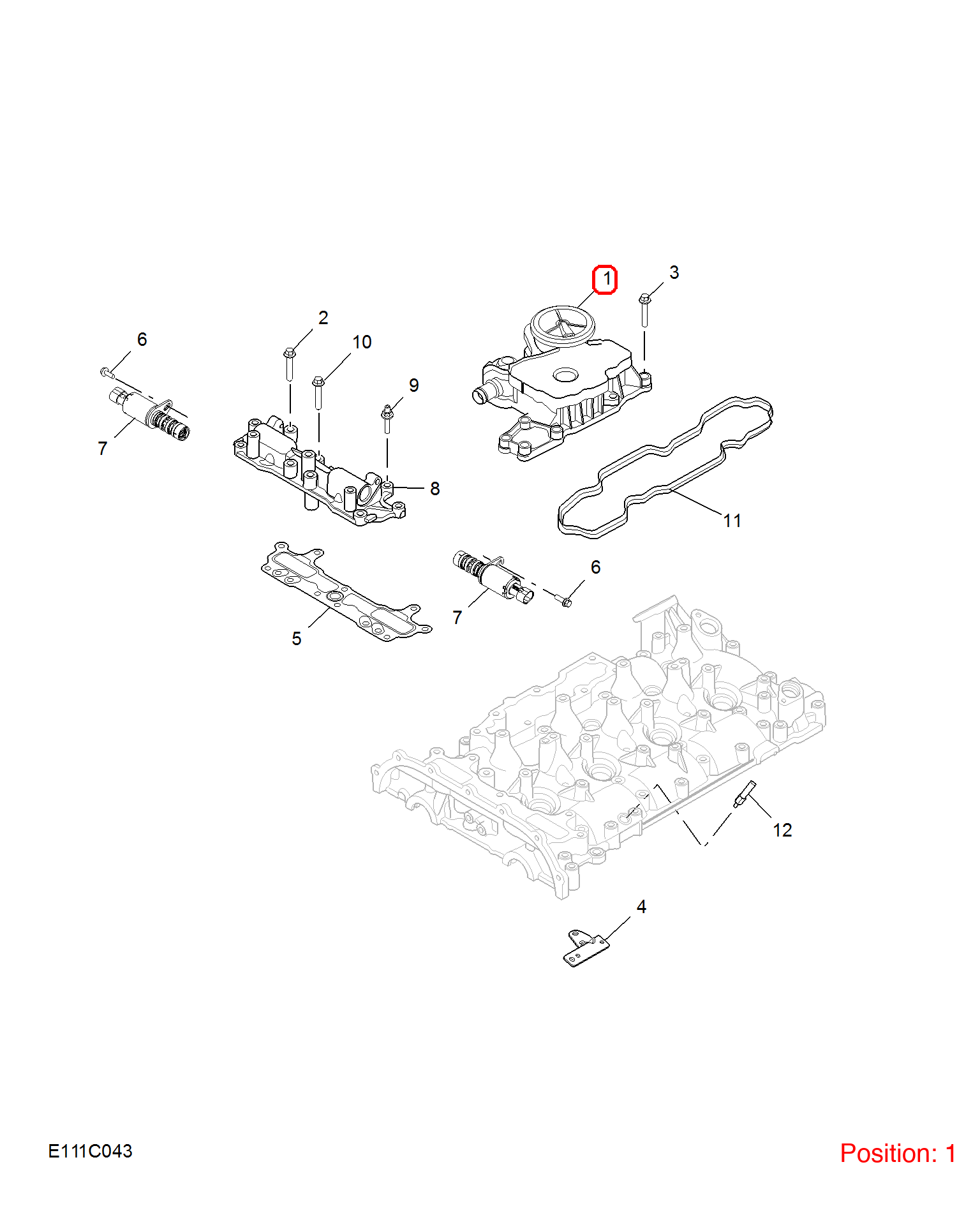 MG Air Oil Separator OEM 10445877 FOR MG RX8 10445877-MG_OEM