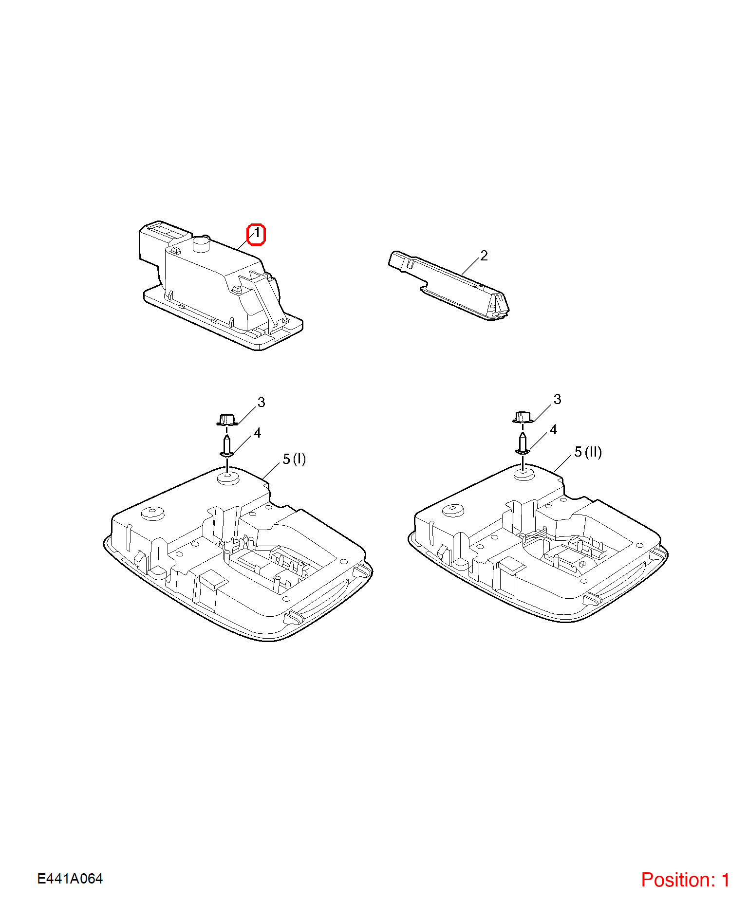 MG Luggage compartment light OEM 10466296 FOR MG MG5 RX8 10466296-MG_OEM