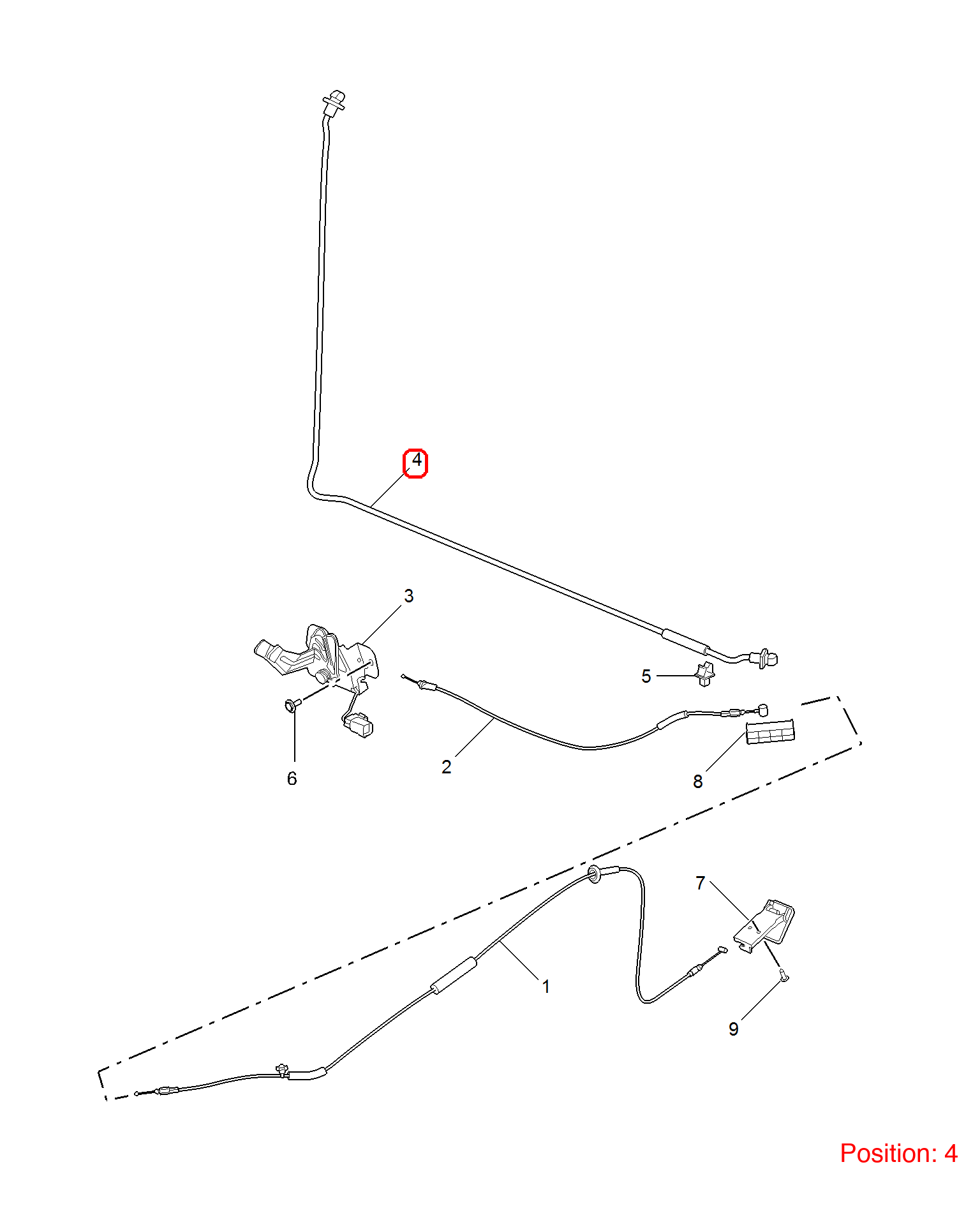 MG Hood Lift Support OEM 10467009 FOR MG 10467009-MG_OEM