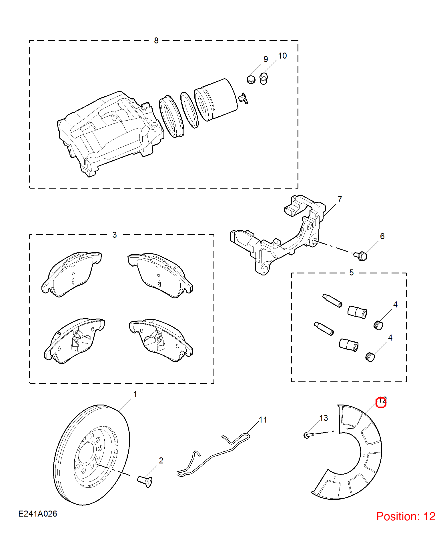 MG Brake shield OEM 10471200 FOR MG 10471200-MG_OEM