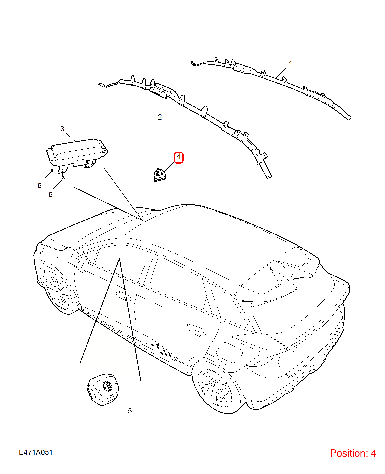 MG Bracket OEM 10476308 FOR MG RX8 10476308-MG_OEM