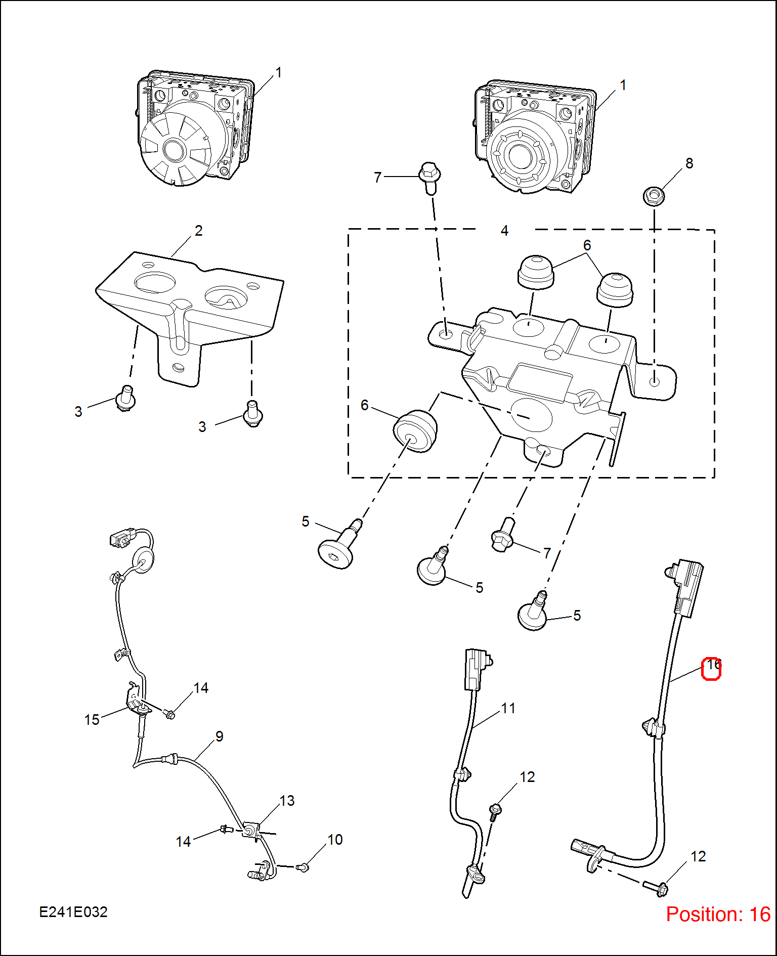 MG ABS sensor OEM 10476658 FOR MG 10476658-MG_OEM