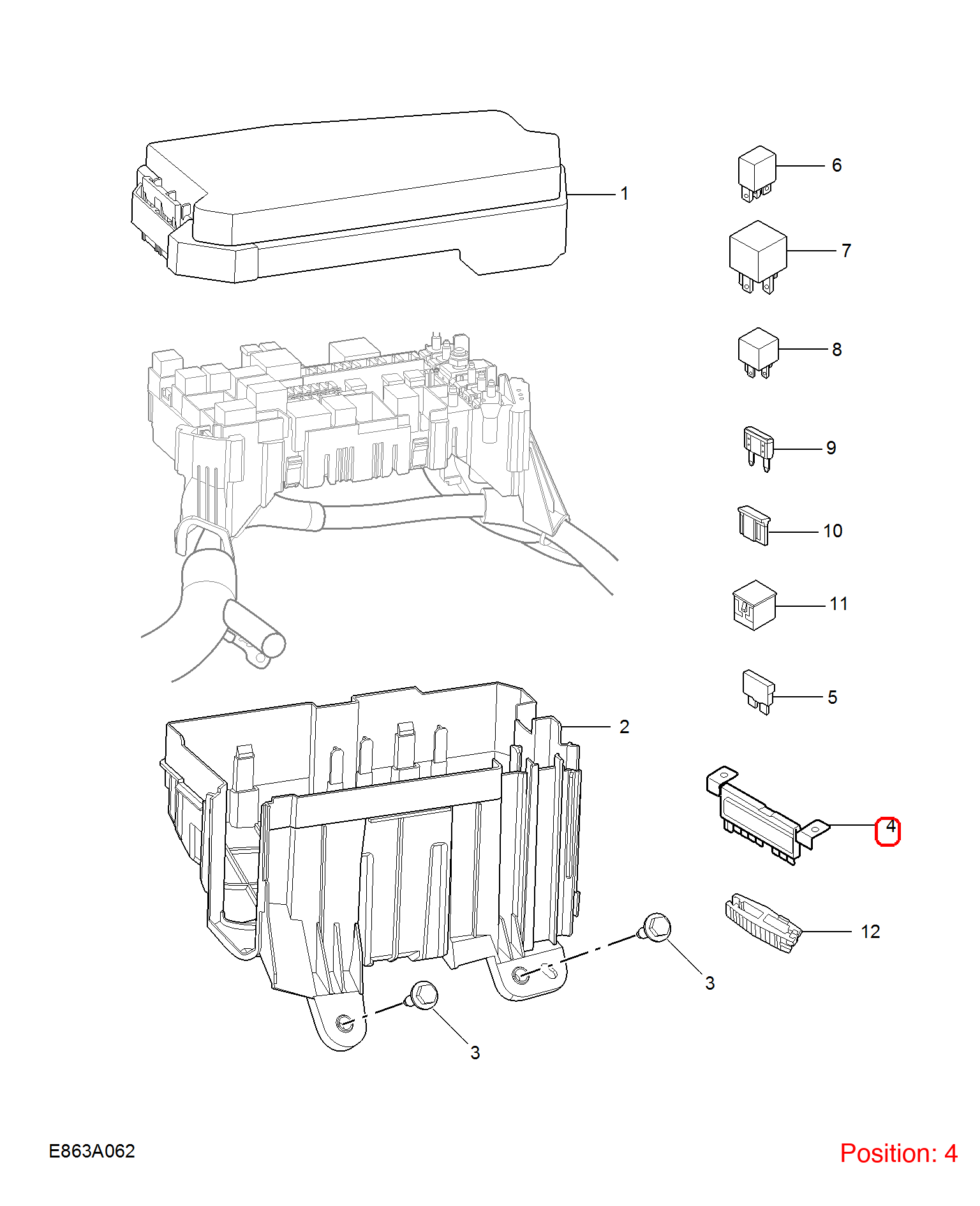 MG Fuses OEM 10477081 FOR MG MG5 10477081-MG_OEM