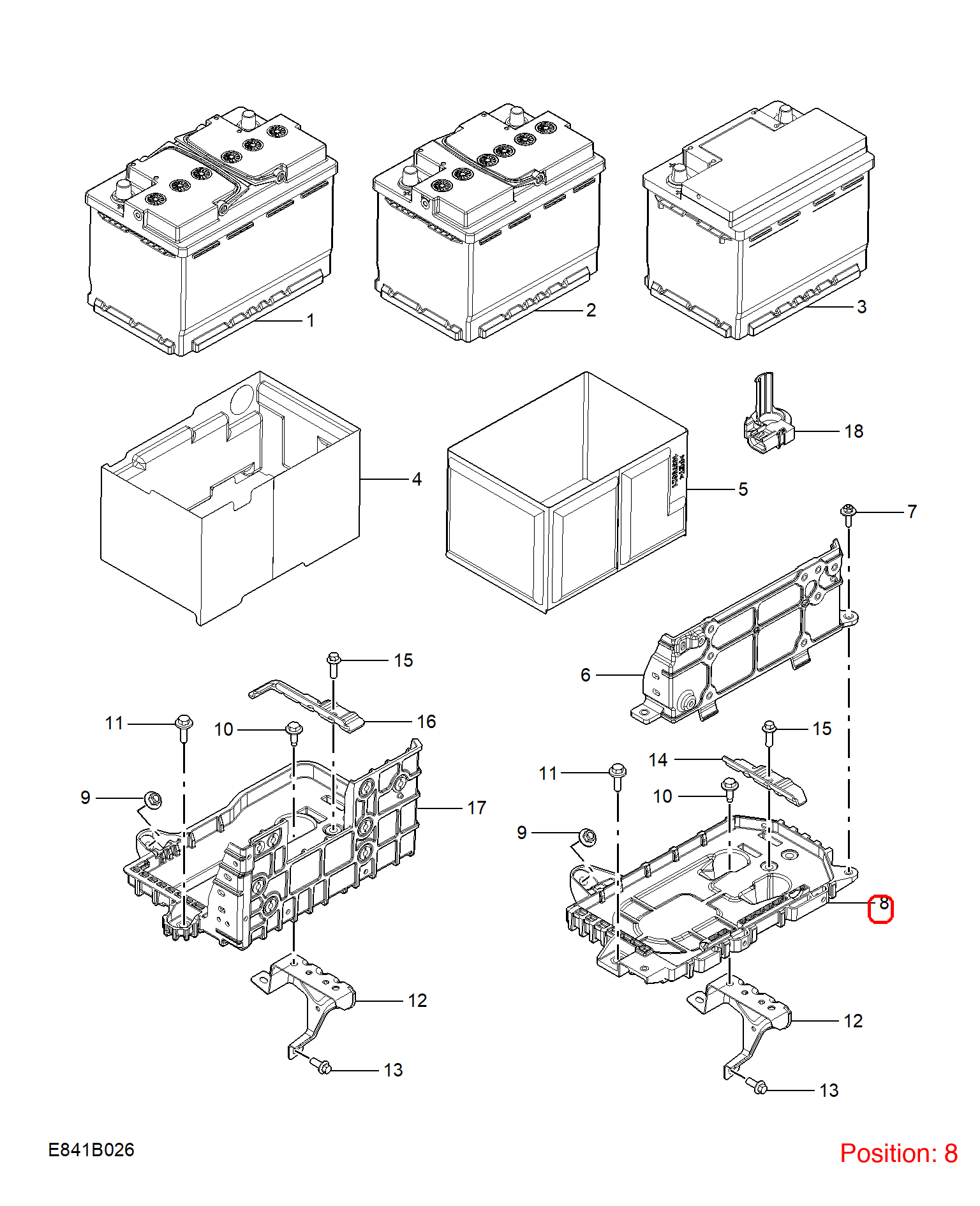 MG Battery base OEM 10477602 FOR MG6 10477602-MG_OEM