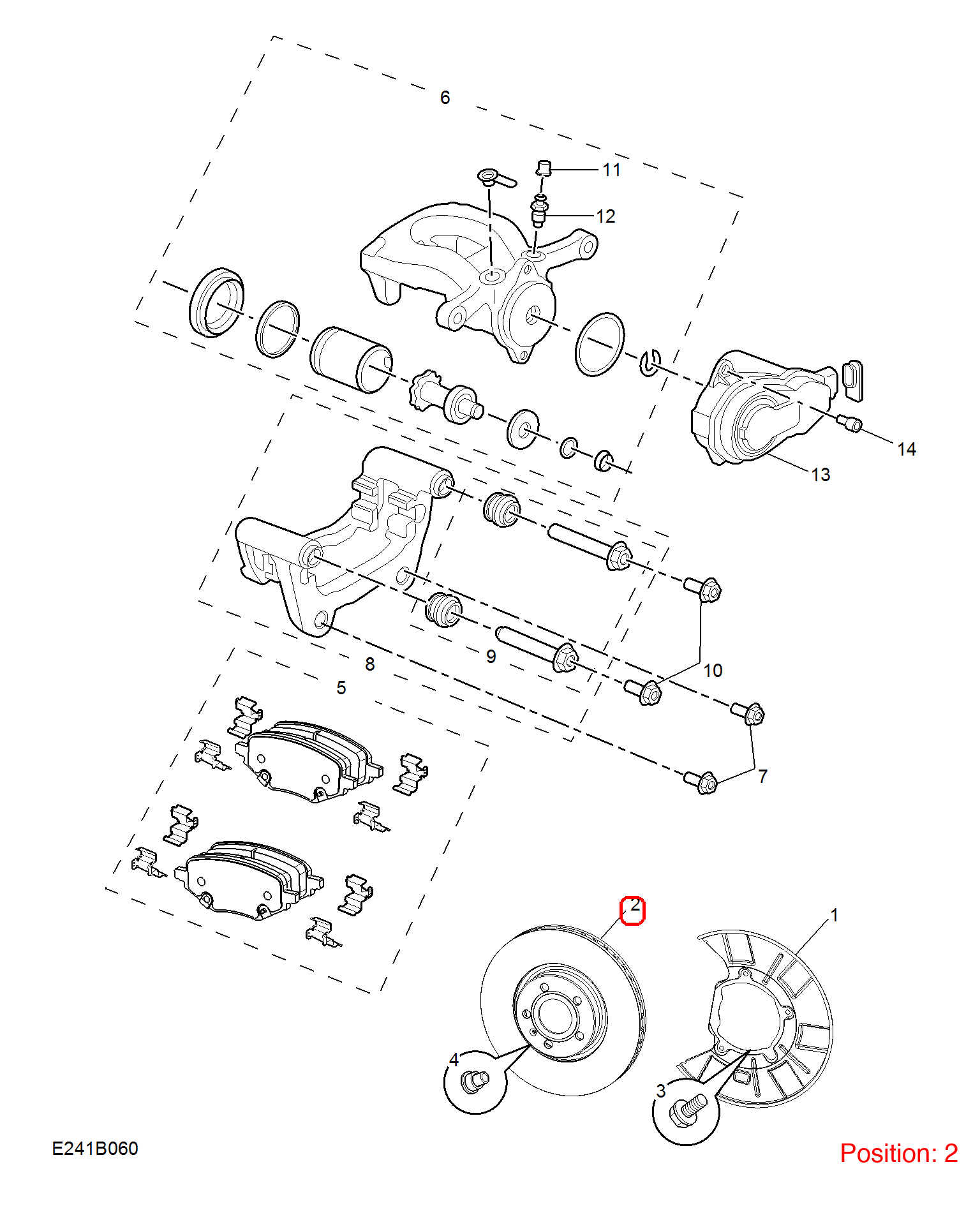 MG Brake disc OEM 10491104 FOR MG 10491104-MG_OEM