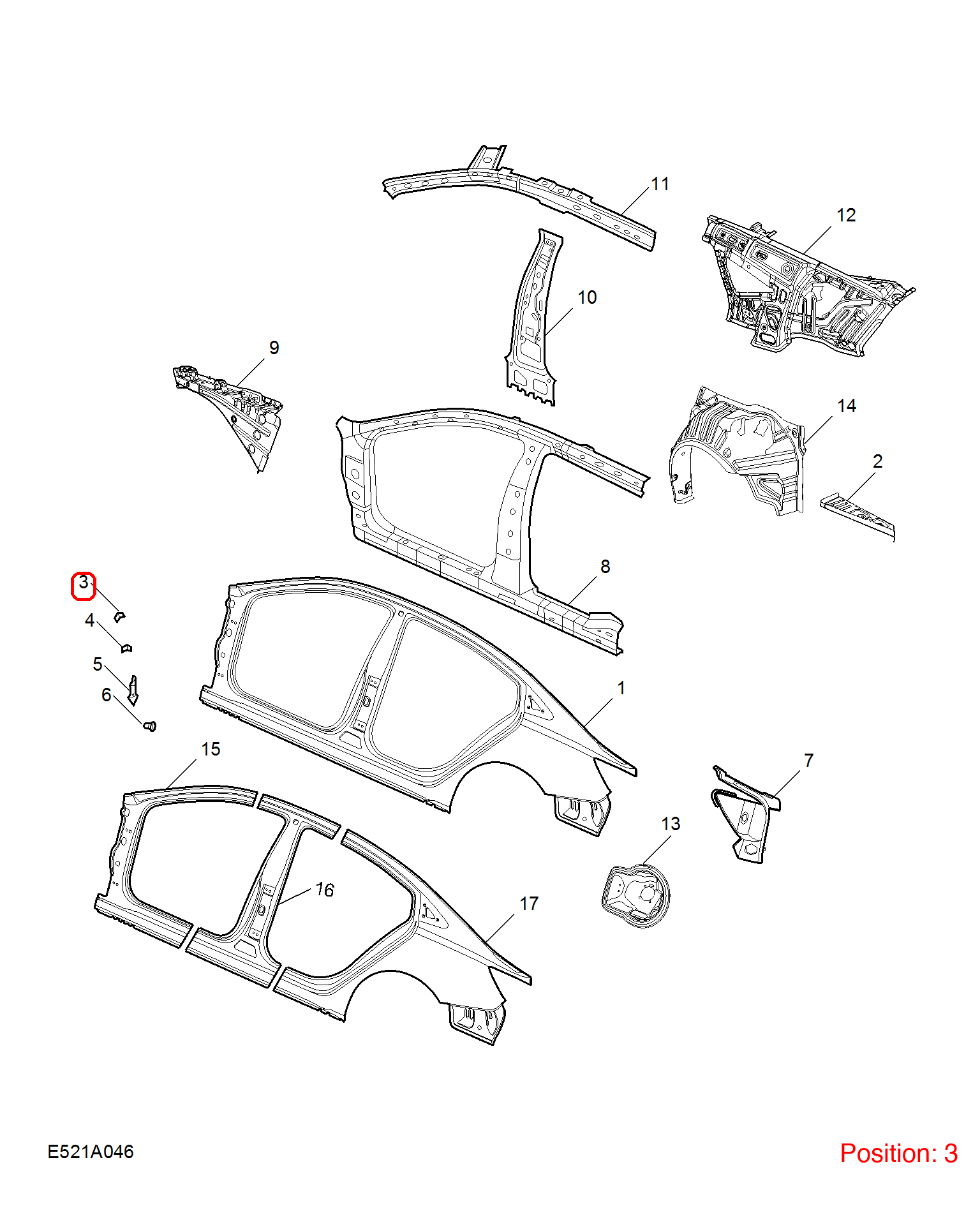 MG Fender Bracket OEM 10492843SEPP FOR MG MG5 10492843SEPP-MG_OEM