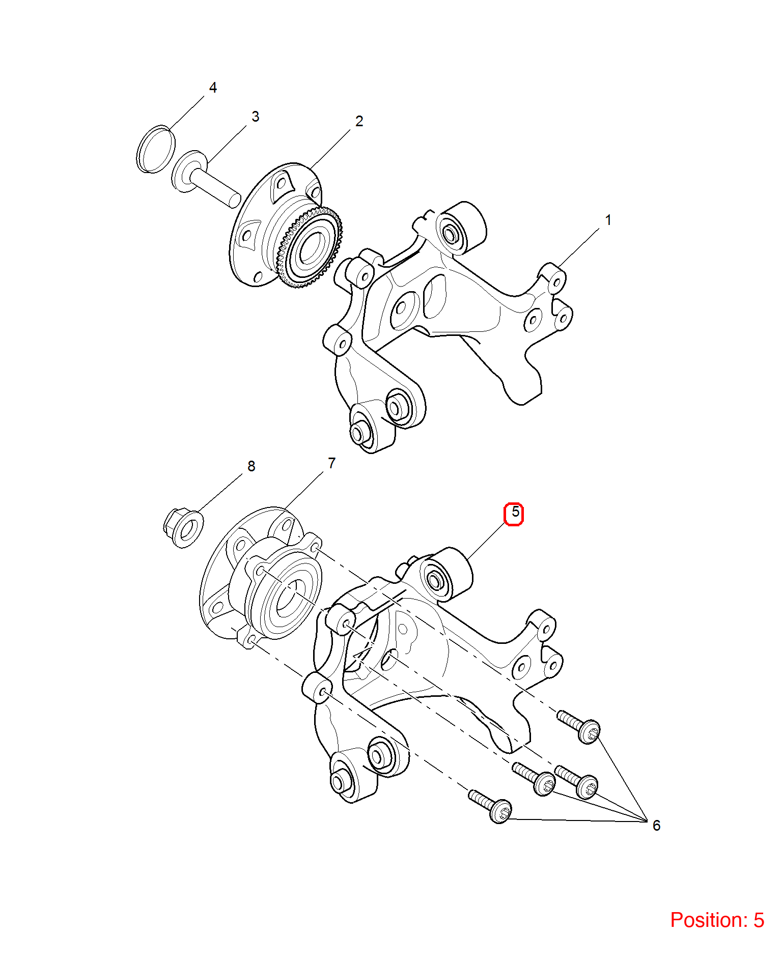 MG Steering Knuckle OEM 10493670 FOR MG 10493670-MG_OEM