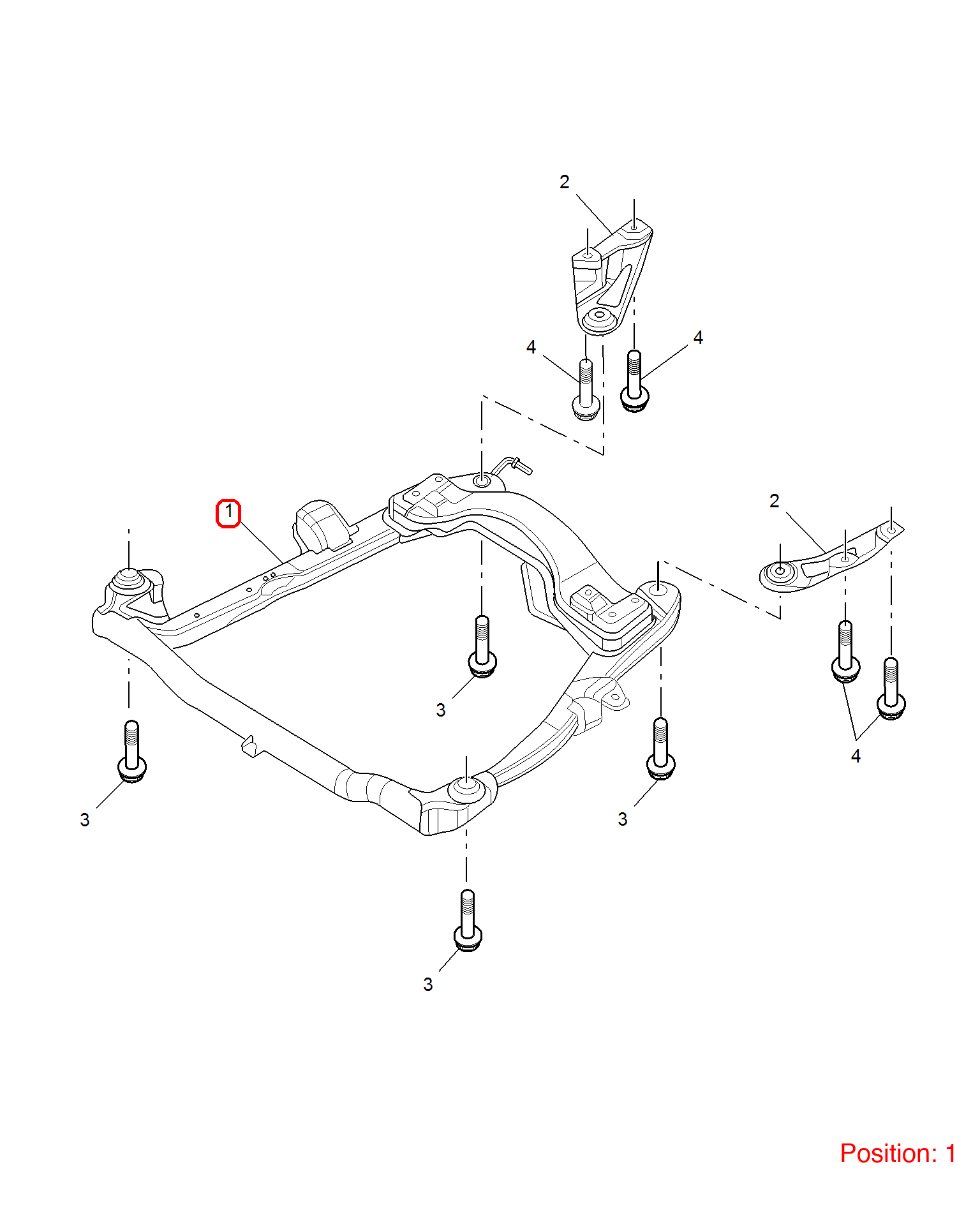 MG Front axle OEM 10502874 FOR MG 10502874-MG_OEM