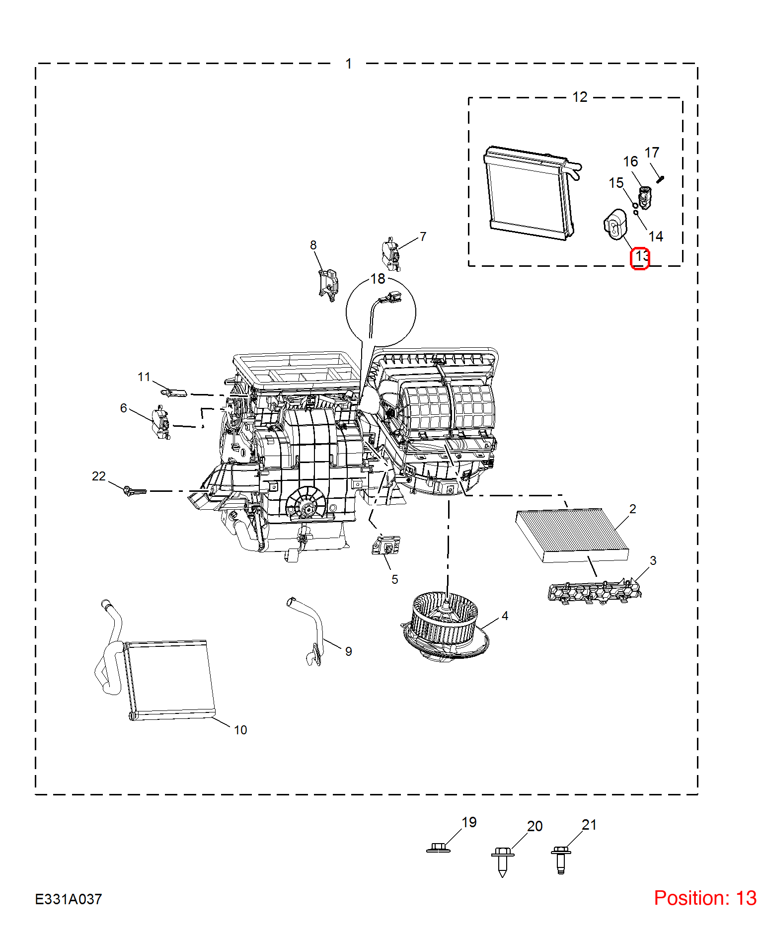 MG Expansion valve gasket OEM 10502984 FOR MG5 MG 10502984-MG_OEM