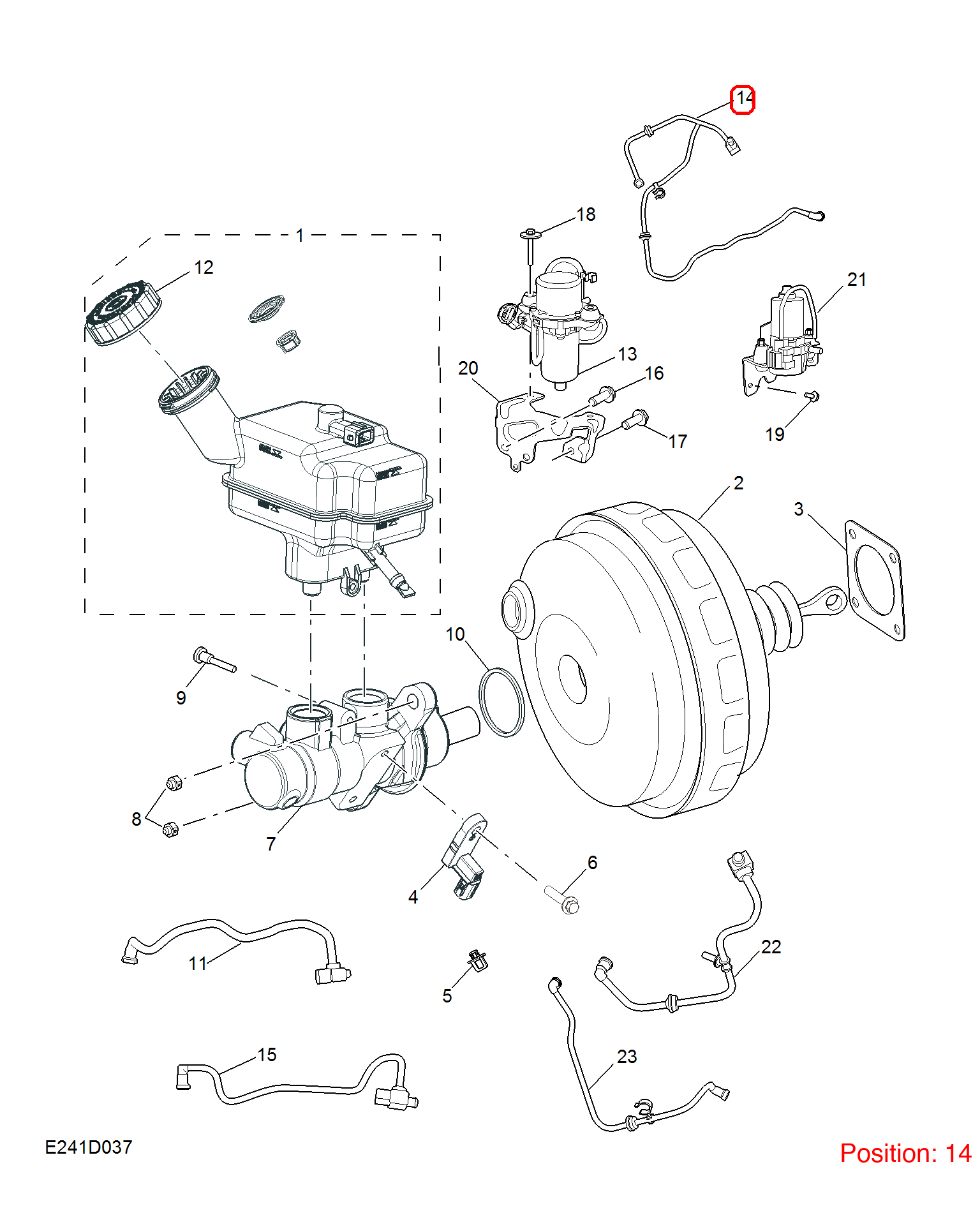 MG Brake vacuum hose OEM 10505231 FOR MG 10505231-MG_OEM