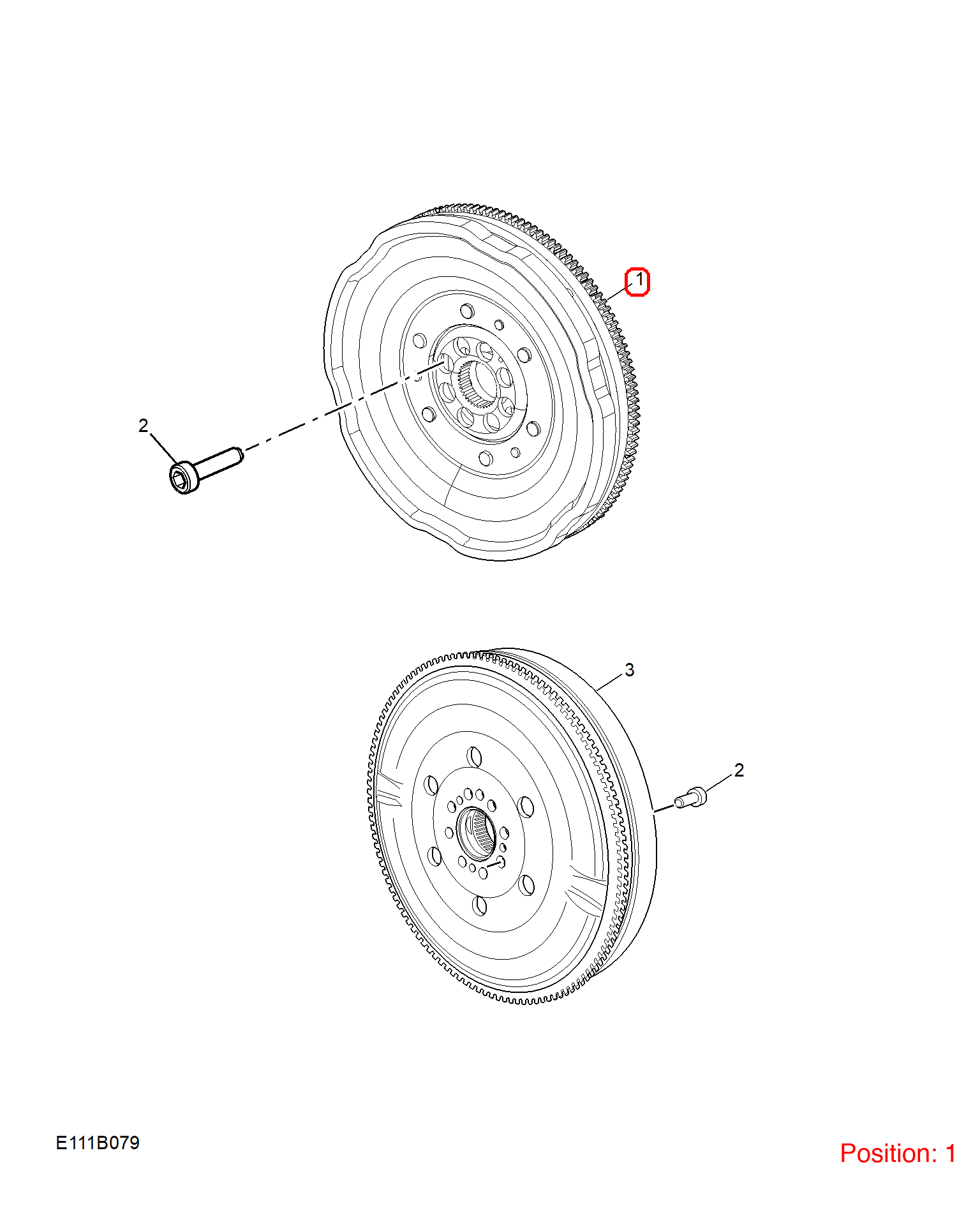 MG Flywheel OEM 10505567 FOR MG MG5 10505567-MG_OEM