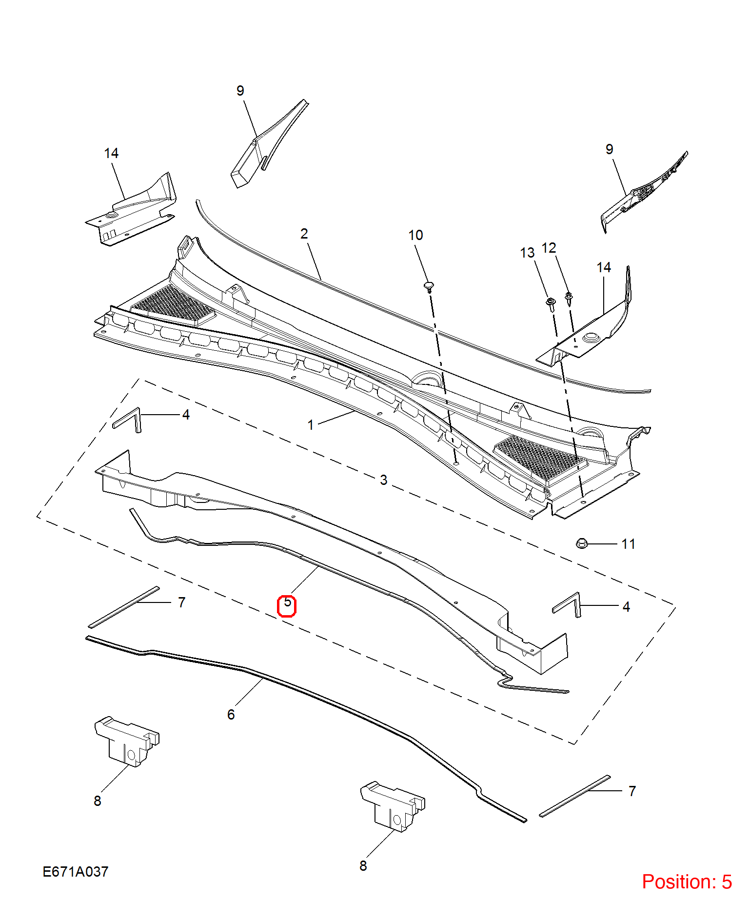 MG Rubber strip OEM 10513507 FOR MG 10513507-MG_OEM