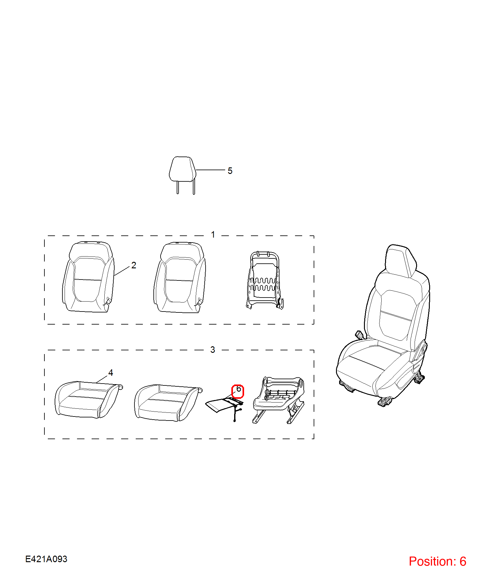 MG Seat heater OEM 10513765 FOR MG 10513765-MG_OEM