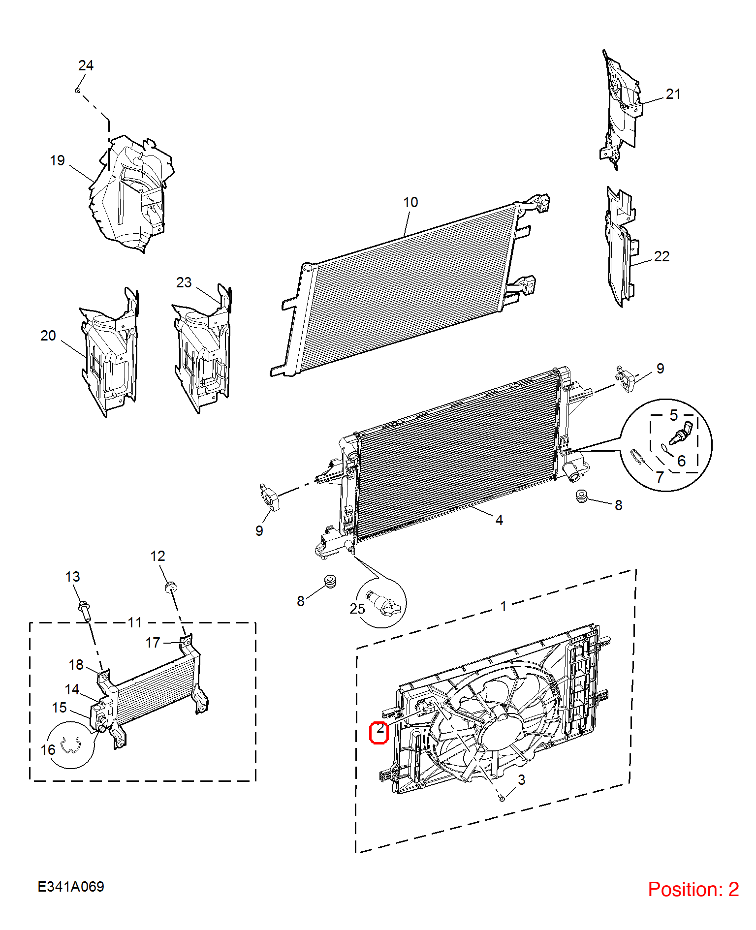 MG Fan computer OEM 10514200 FOR MG5 MG 10514200-MG_OEM