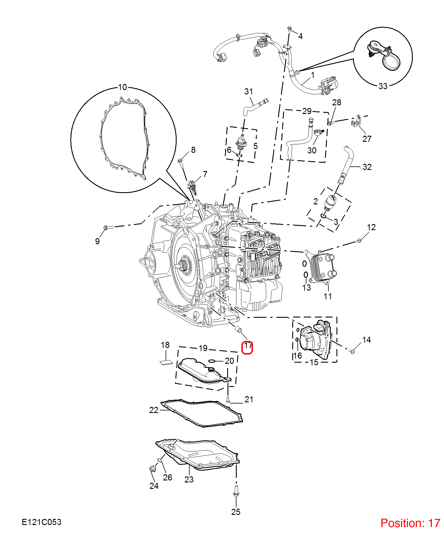 MG Positioning pin OEM 10514729 FOR MG MG5 10514729-MG_OEM