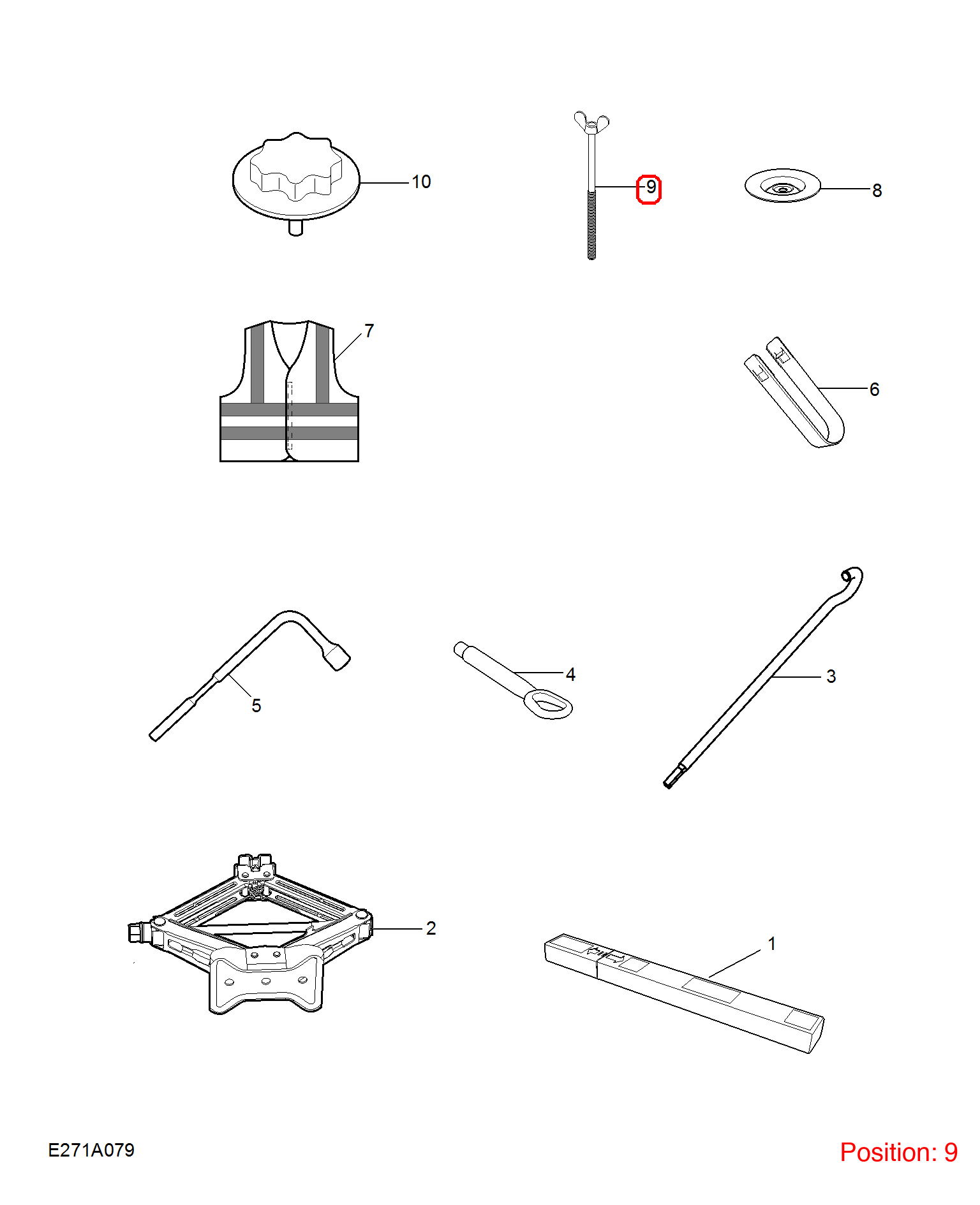 MG Screw OEM 10519254 FOR MG MG6 10519254-MG_OEM