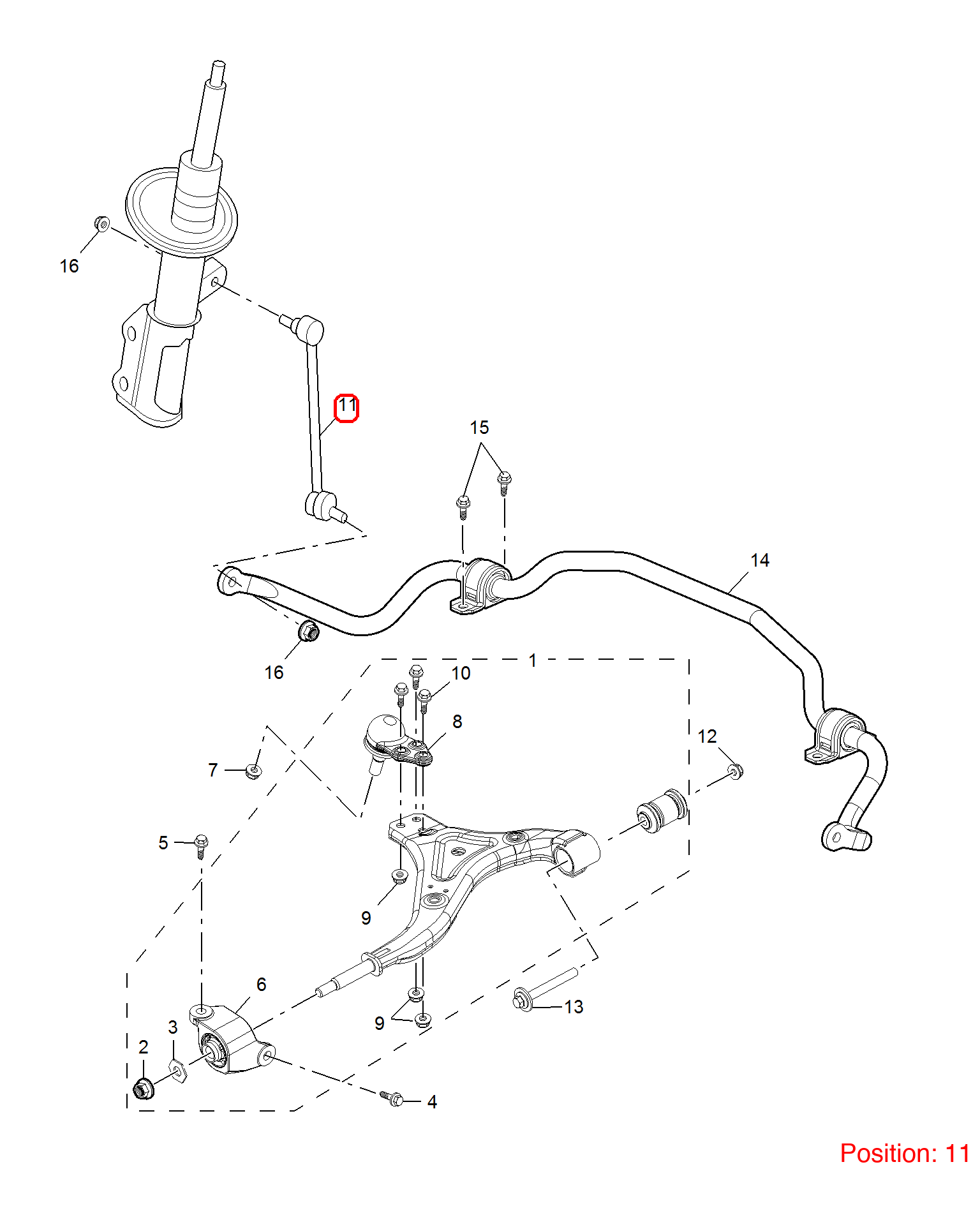 MG Balance bar ball joint OEM 10523751 FOR MG 10523751-MG_OEM