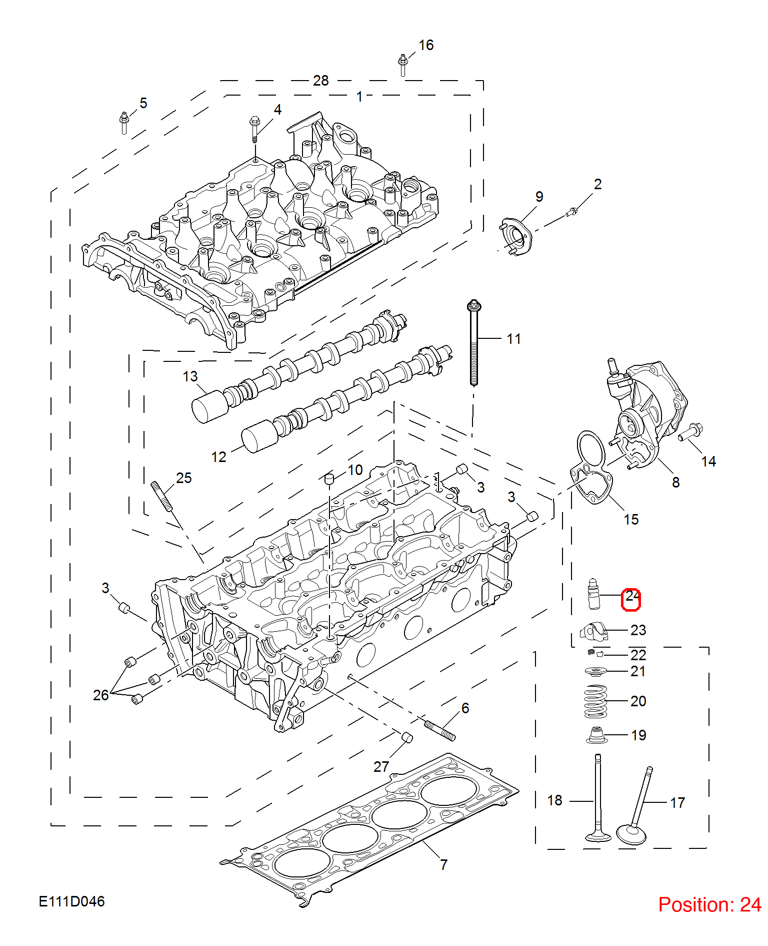 MG Hydraulic Valve Lifter OEM 10531878 FOR MG RX8 10531878-MG_OEM