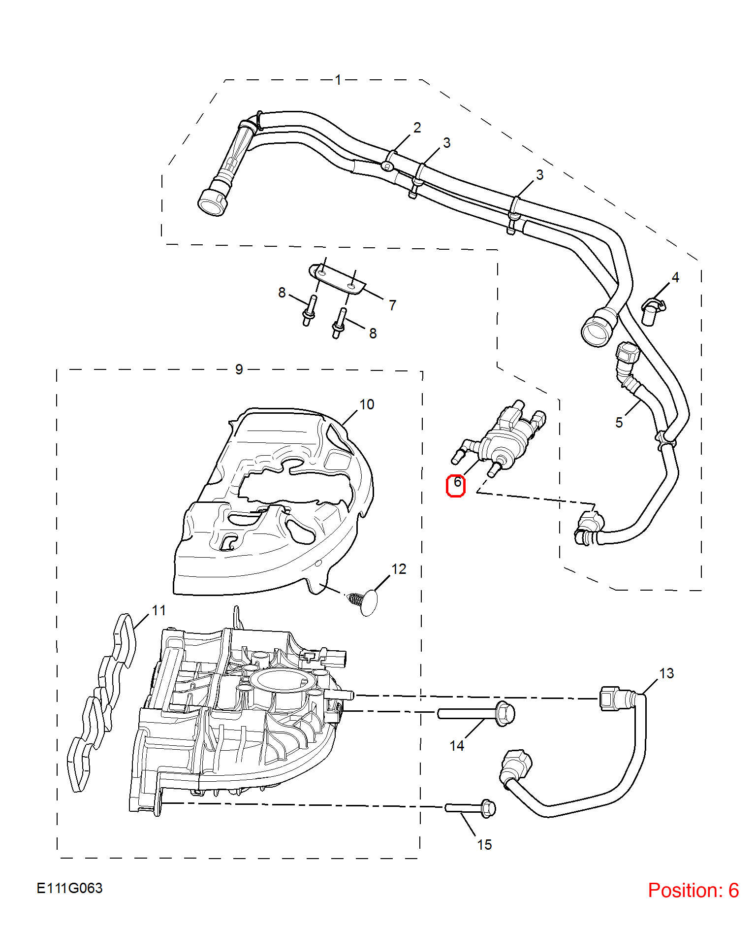 MG Fuel Tank Breather Valve OEM 10560405 FOR MG MG5 MG6 10560405-MG_OEM