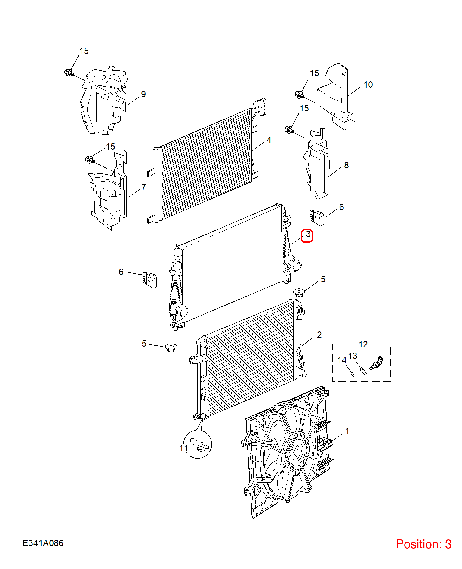 MG Intercooler OEM 10561116 FOR MG5 MG 10561116-MG_OEM