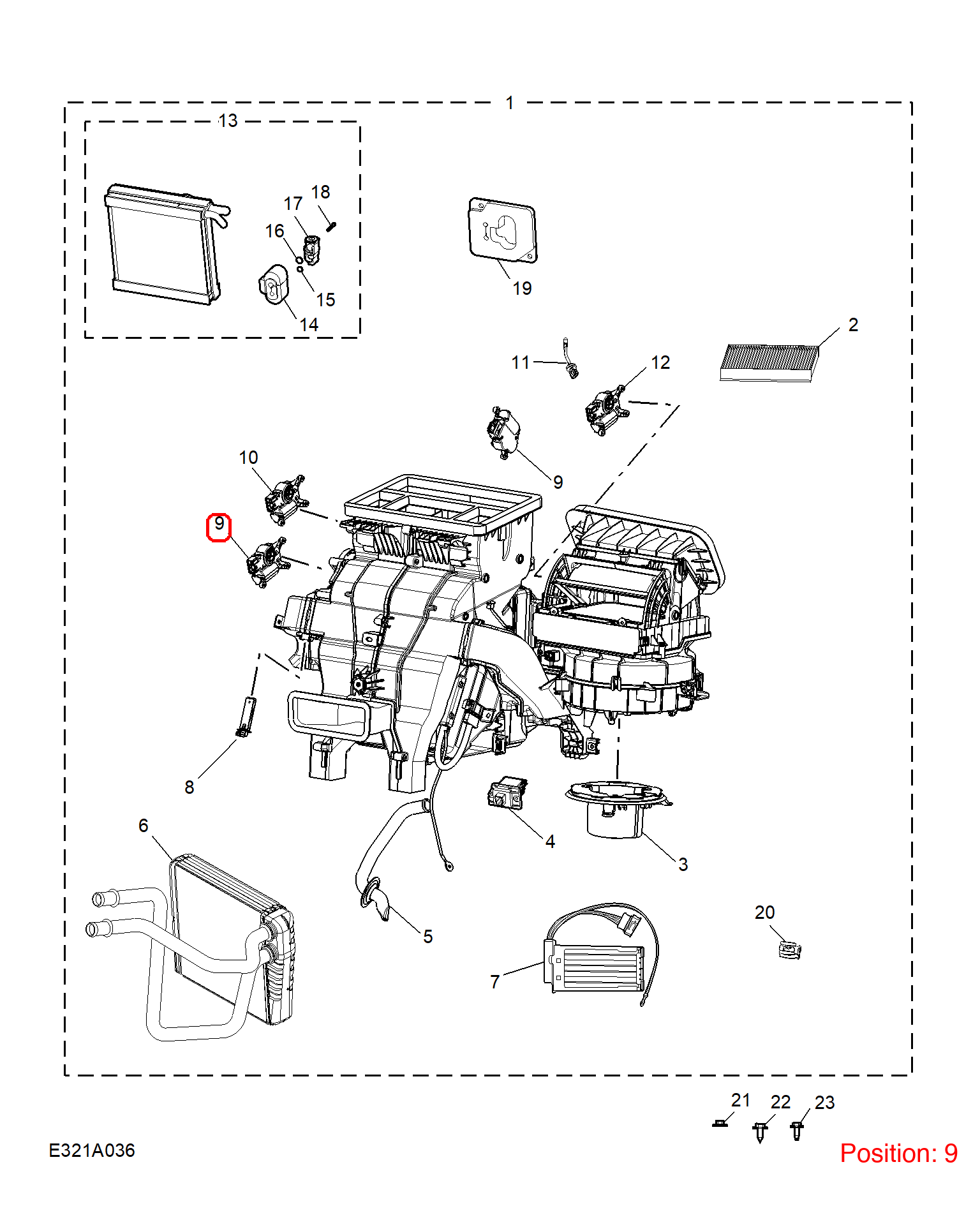 MG A/C Heater Actuator OEM 10575978 FOR MG 10575978-MG_OEM