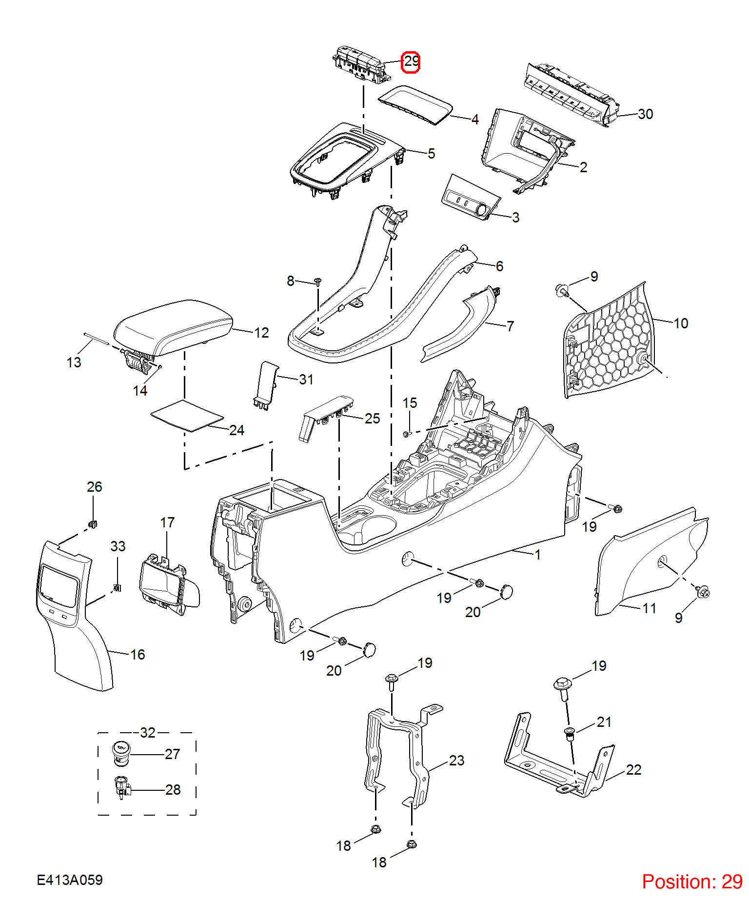 MG Multifunction switch OEM 10579893 FOR MG 10579893-MG_OEM