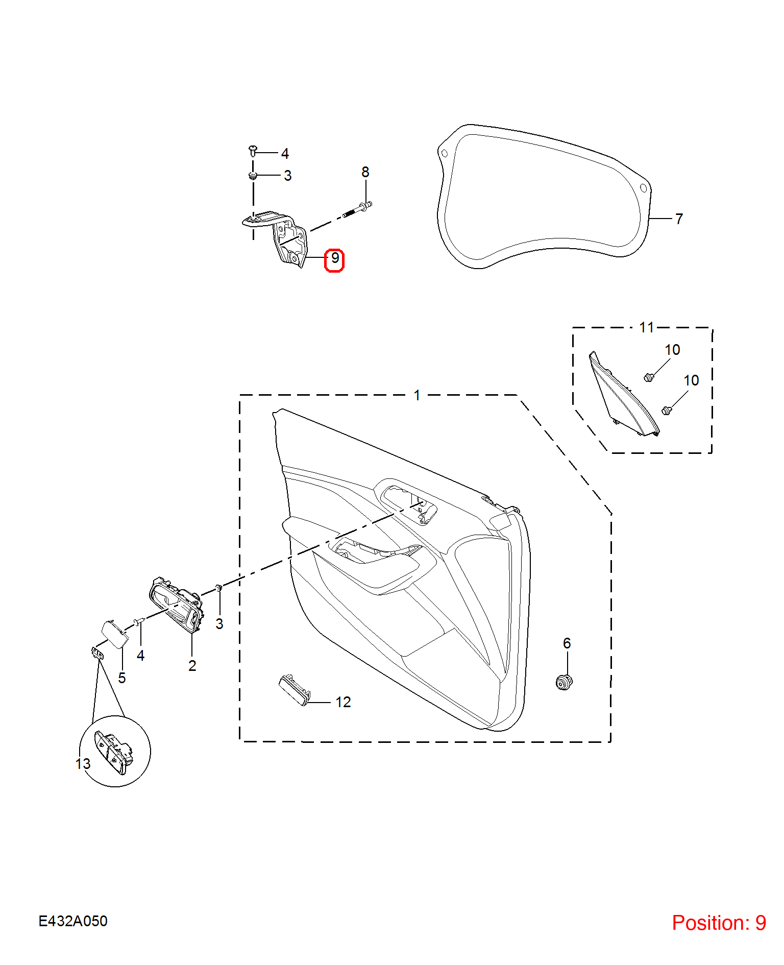 MG Bracket OEM 10580052 FOR MG 10580052-MG_OEM