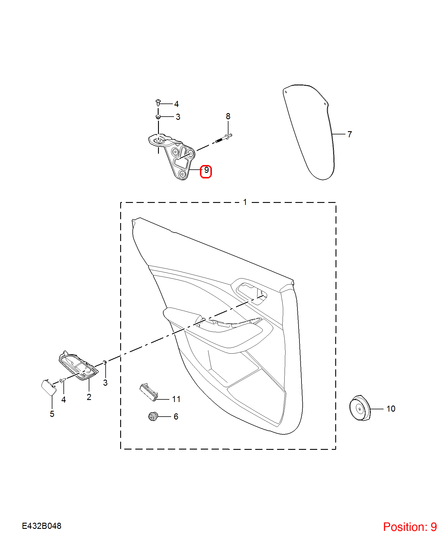 MG Bracket OEM 10580053 FOR MG 10580053-MG_OEM