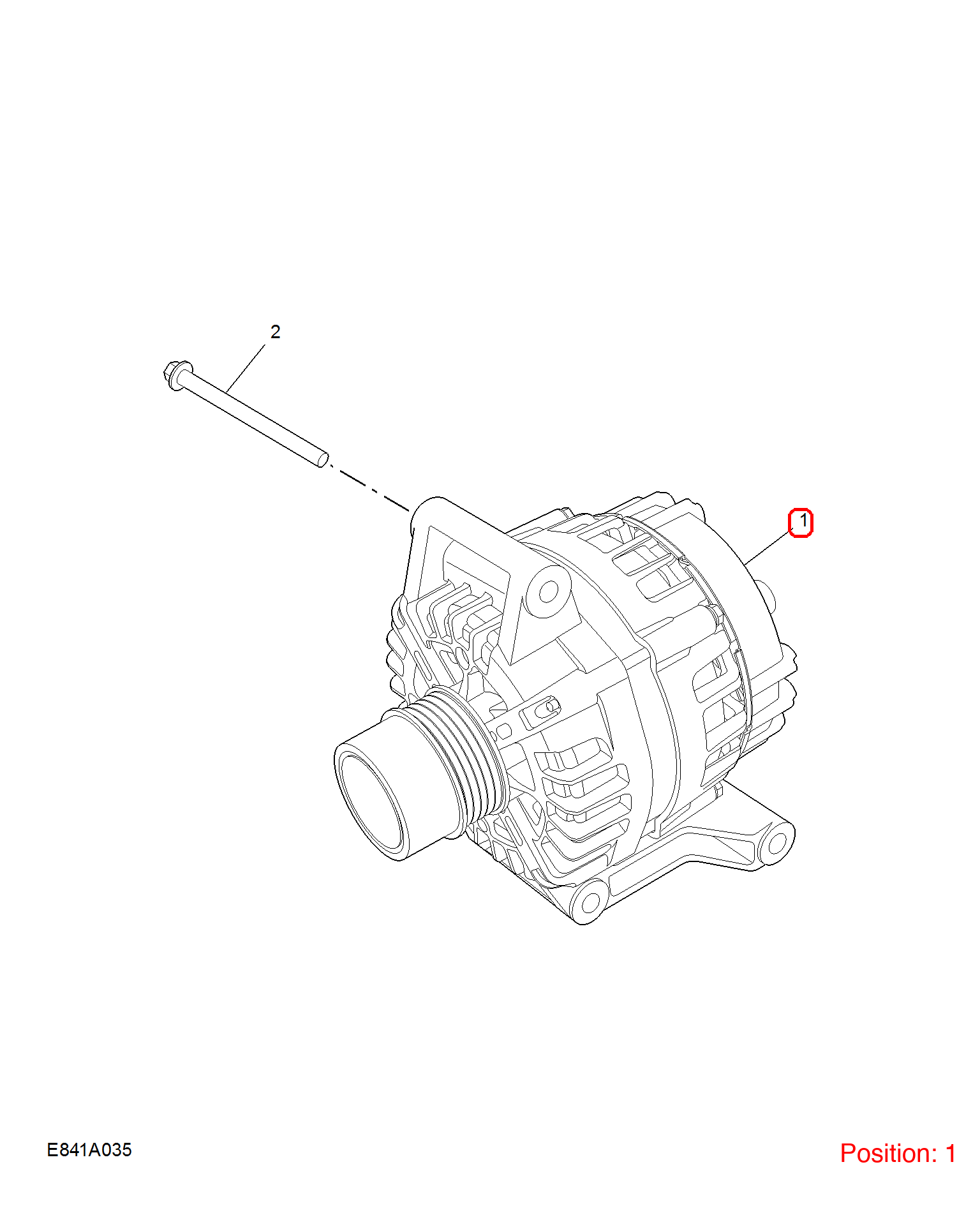 MG Generator OEM 10585203 FOR MG5 10585203-MG_OEM