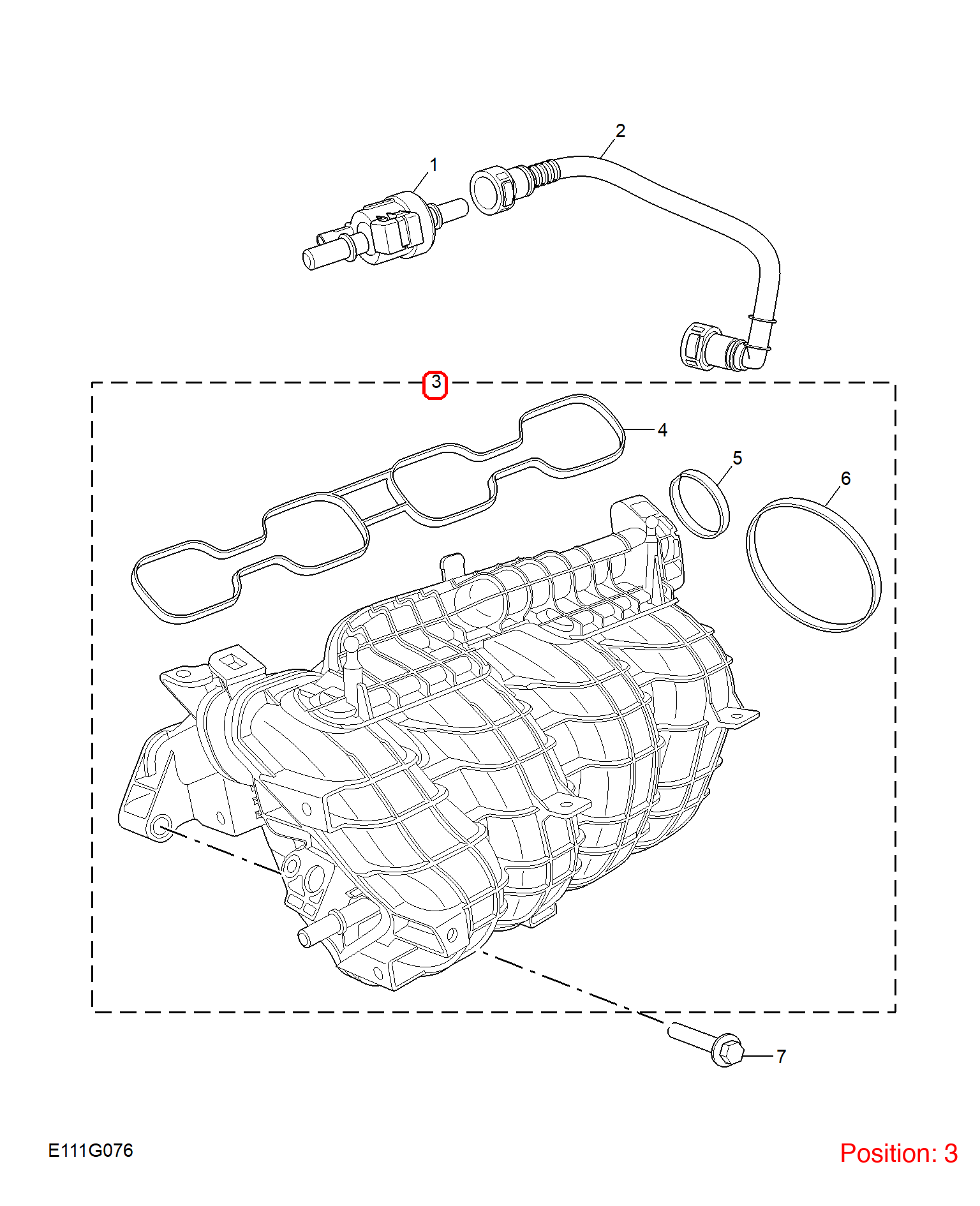 MG Intake manifold OEM 10600650 FOR MG5 10600650-MG_OEM
