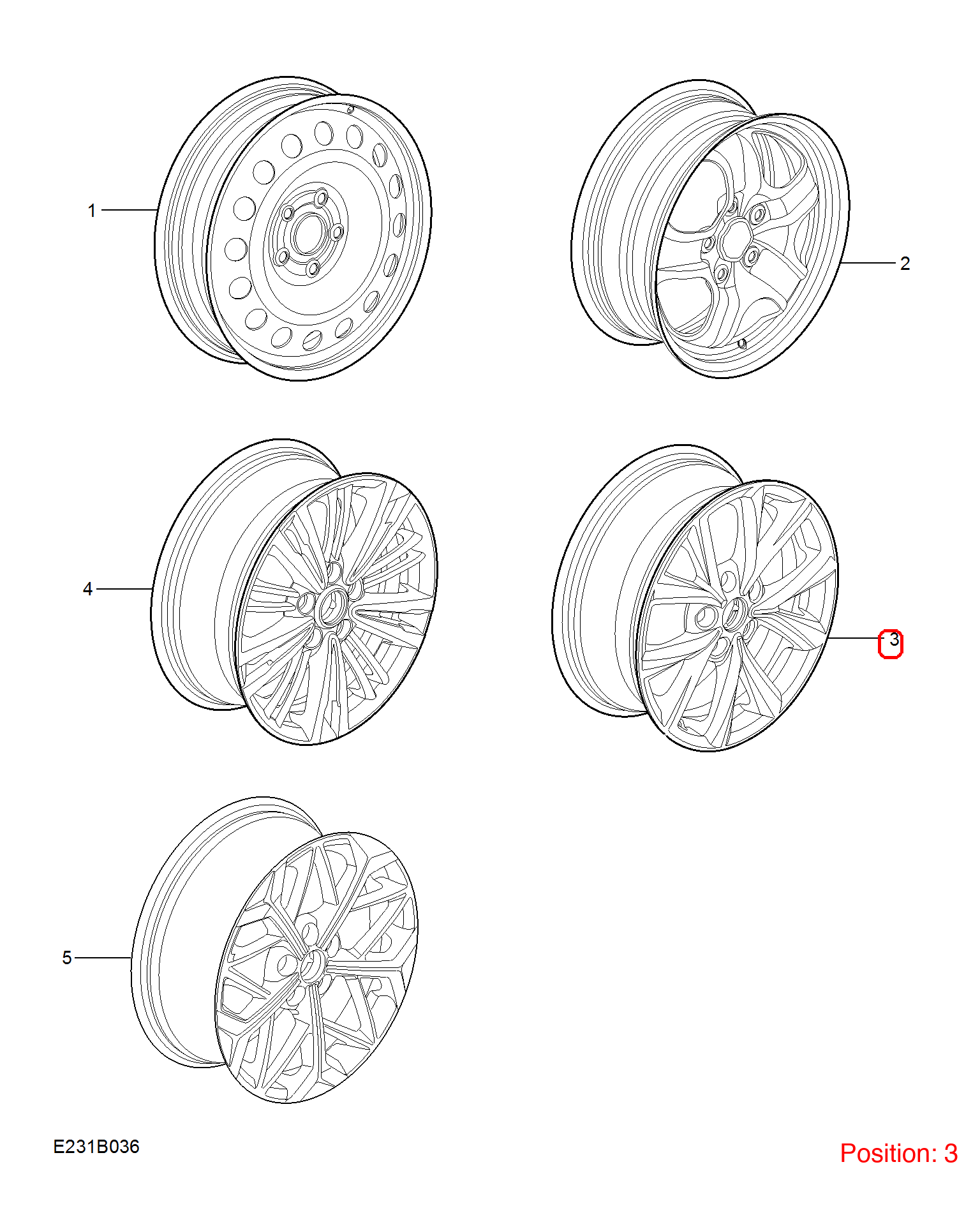 MG Steel ring OEM 10600731 FOR MG5 10600731-MG_OEM