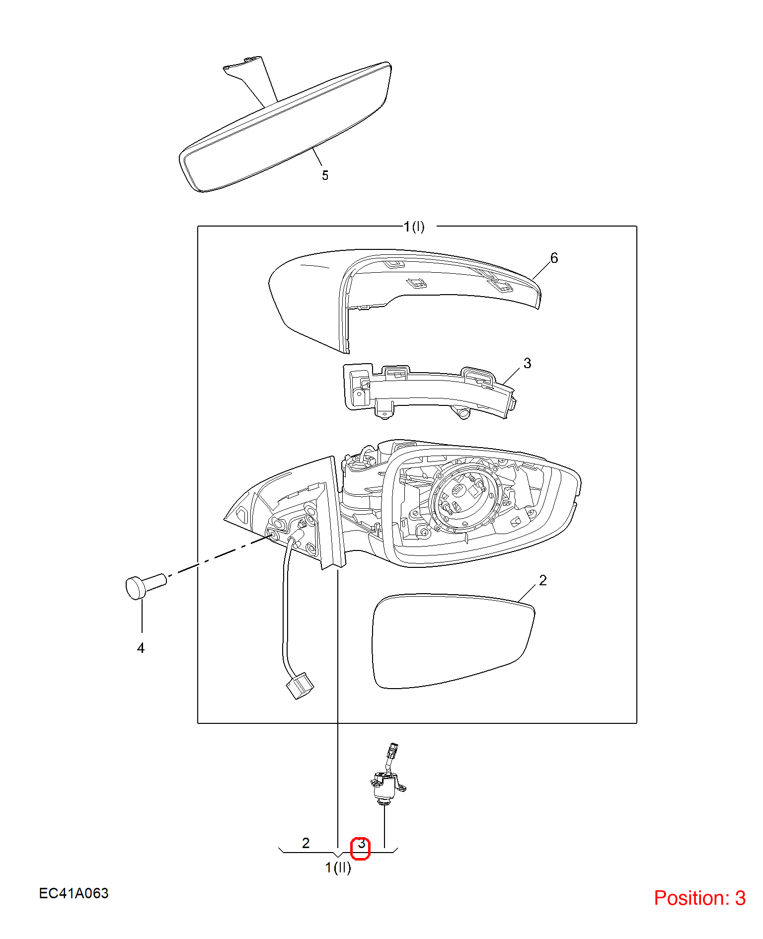 MG Fender Light OEM 10623451 FOR MG5 10623451-MG_OEM