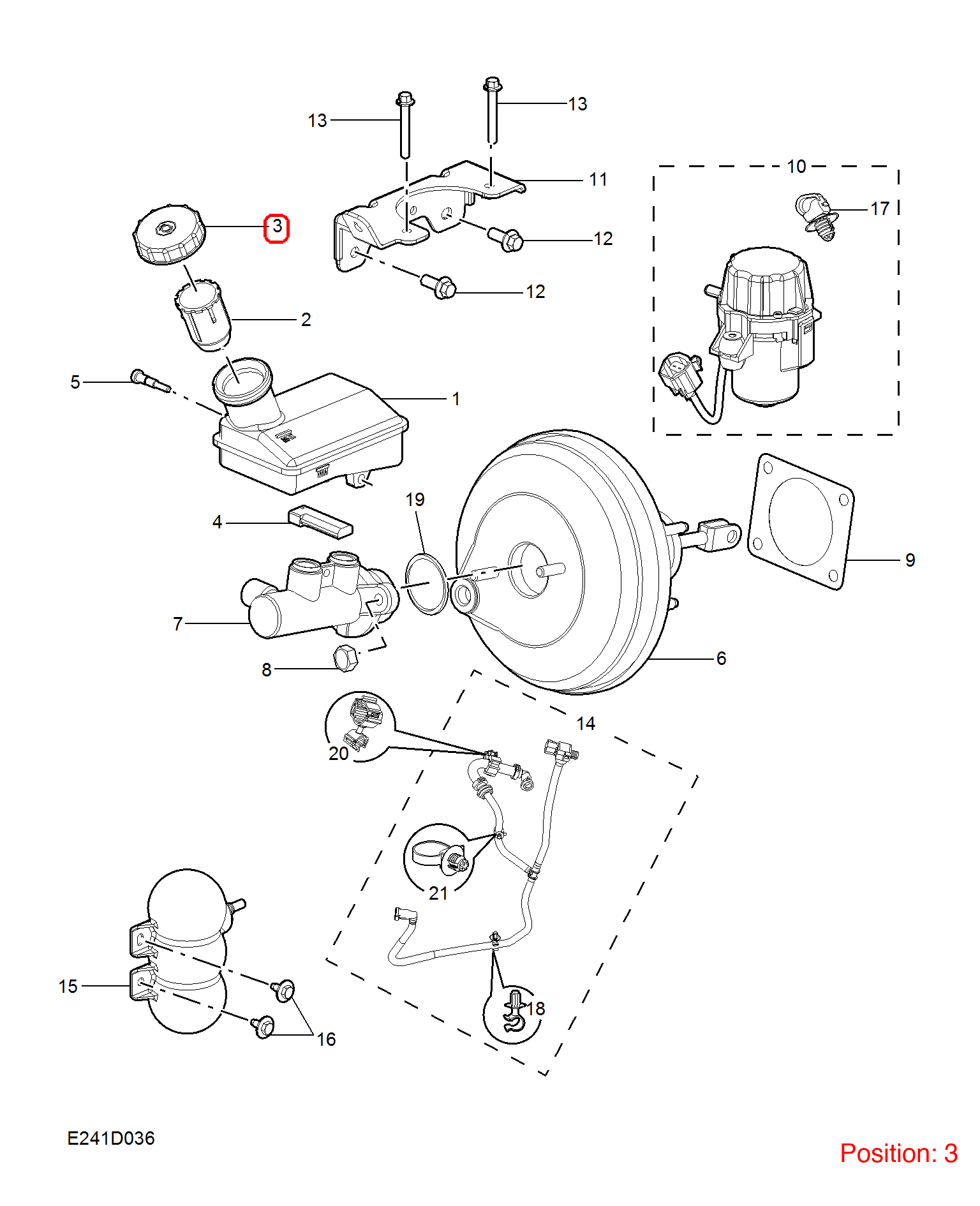 MG Brake fluid reservoir cap OEM 10630927 FOR MG5 MG 10630927-MG_OEM