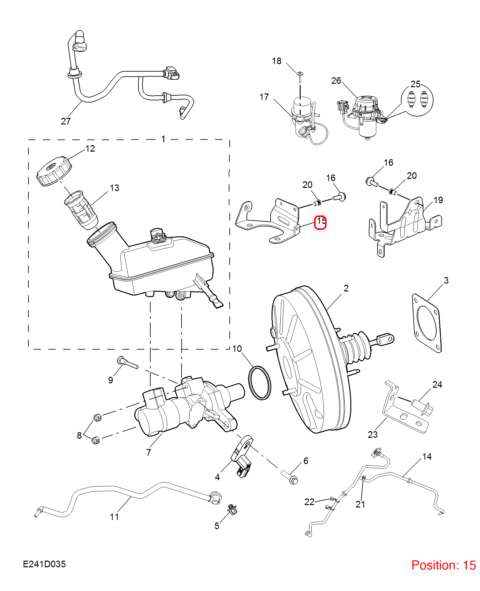 MG Vacuum pump bracket OEM 10634514 FOR MG5 MG 10634514-MG_OEM
