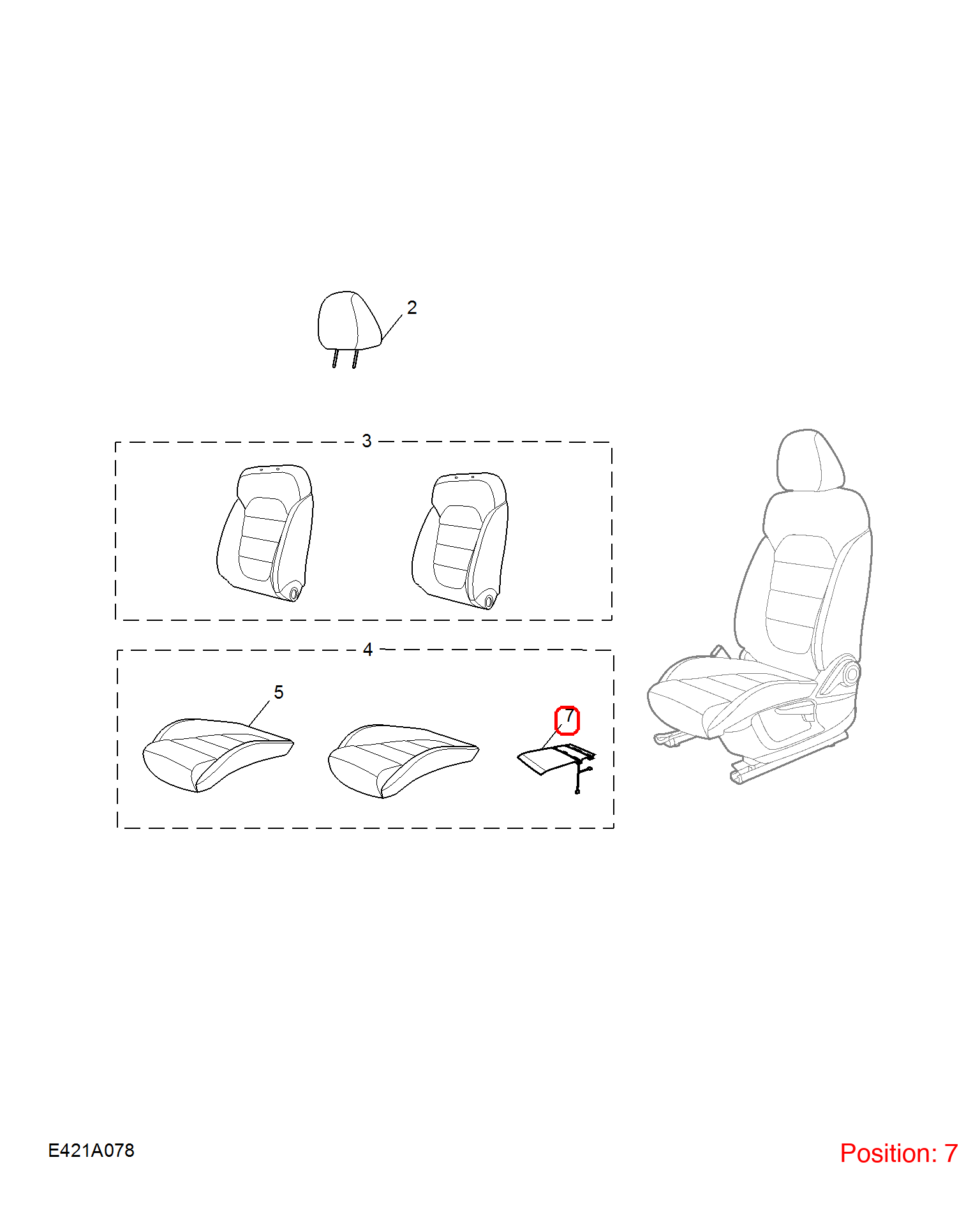 MG Seat heater OEM 10648993 FOR MG 10648993-MG_OEM