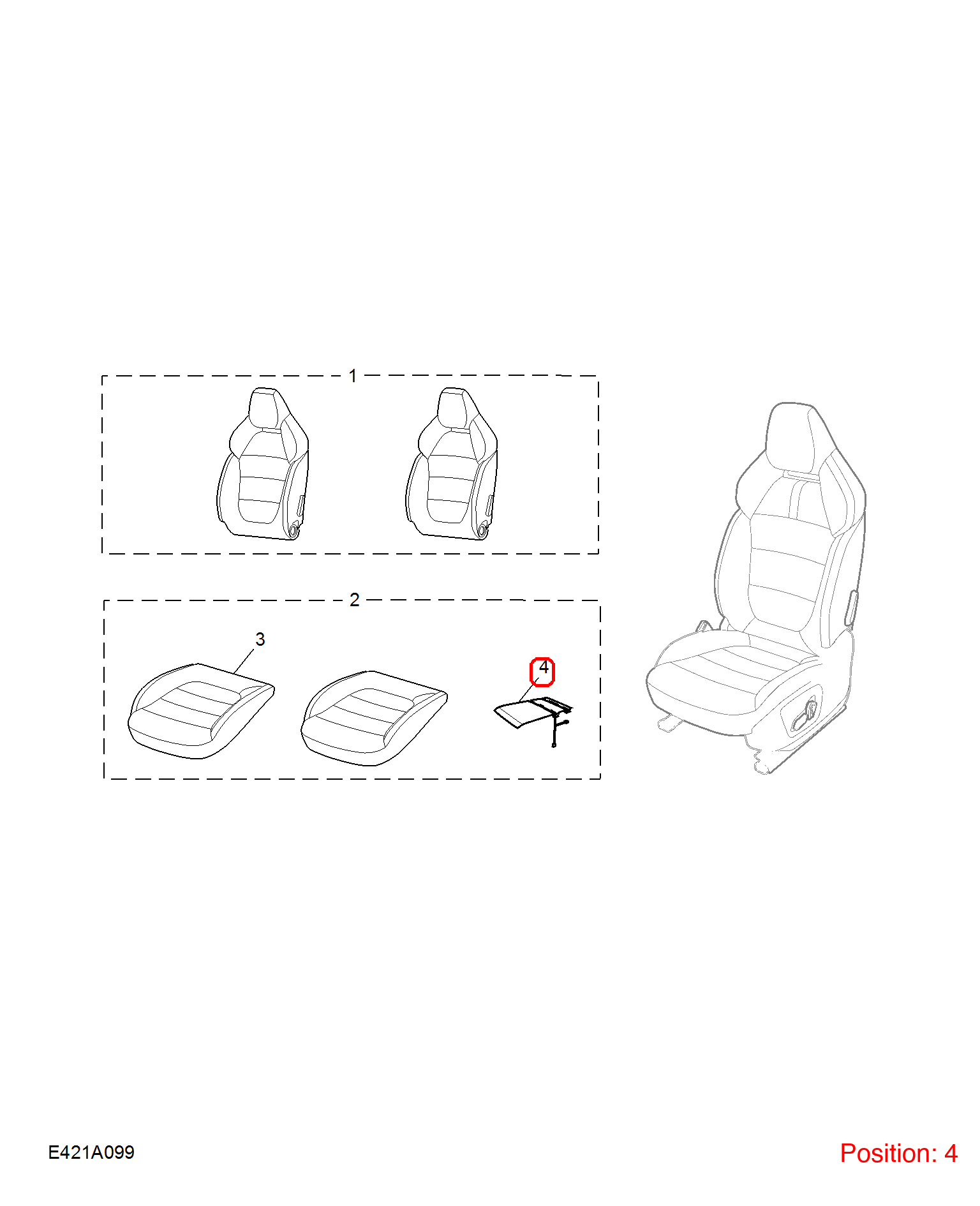 MG Seat heater OEM 10648994 FOR MG 10648994-MG_OEM